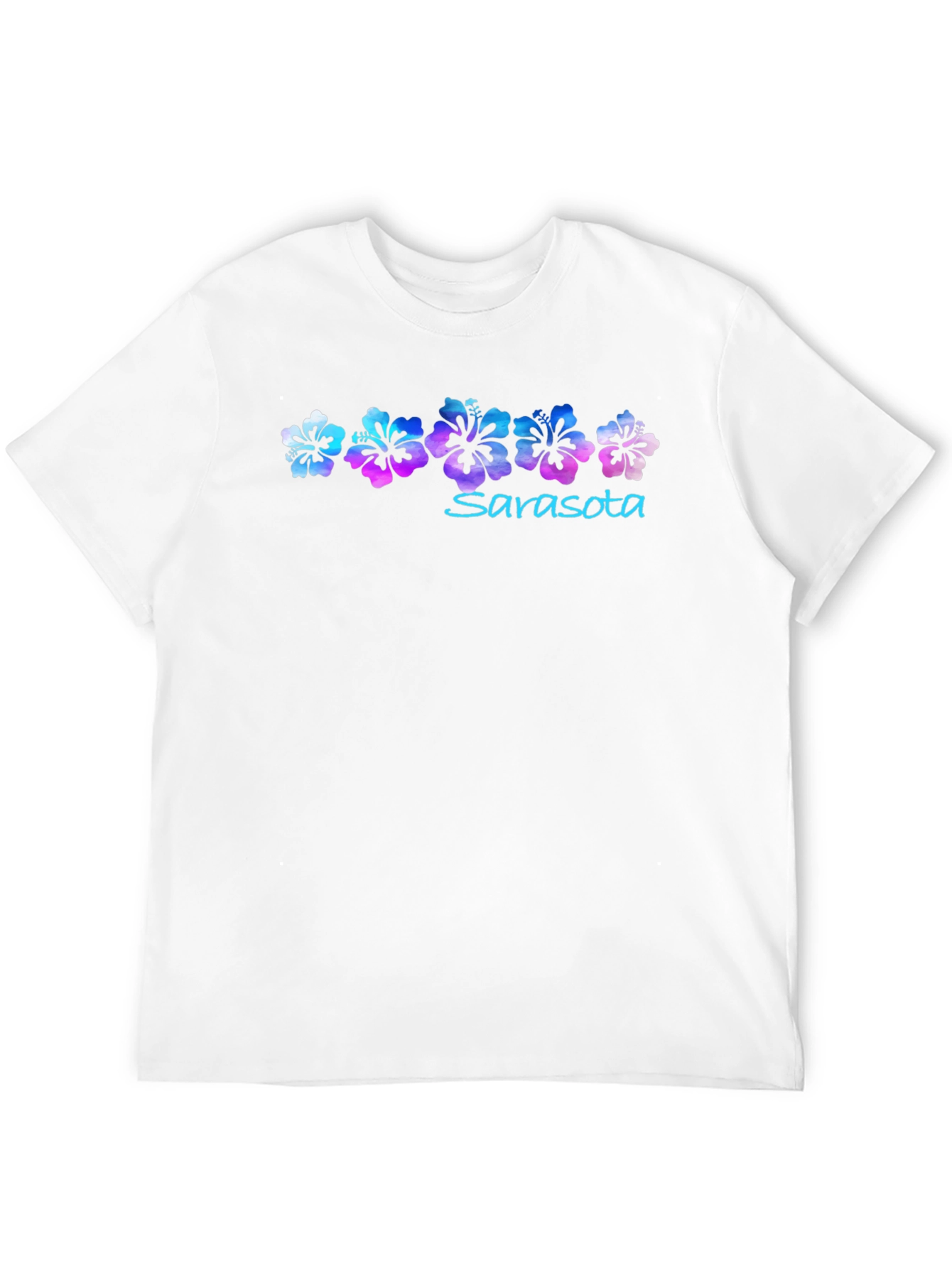 Black Sarasota Floral Black Graphic T-Shirt view 12