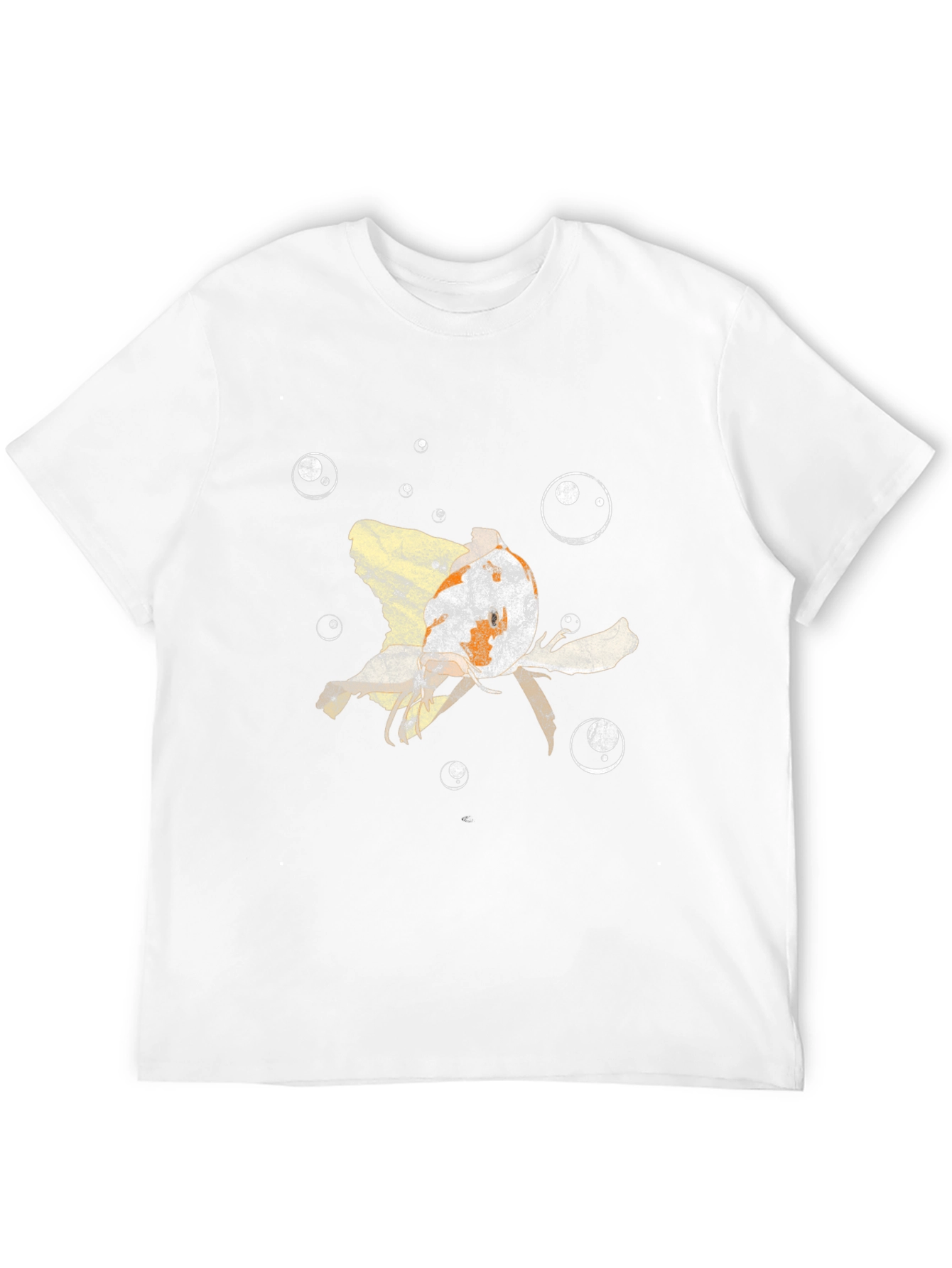 Black Koi Fish Bubble T-Shirt - Black view 12