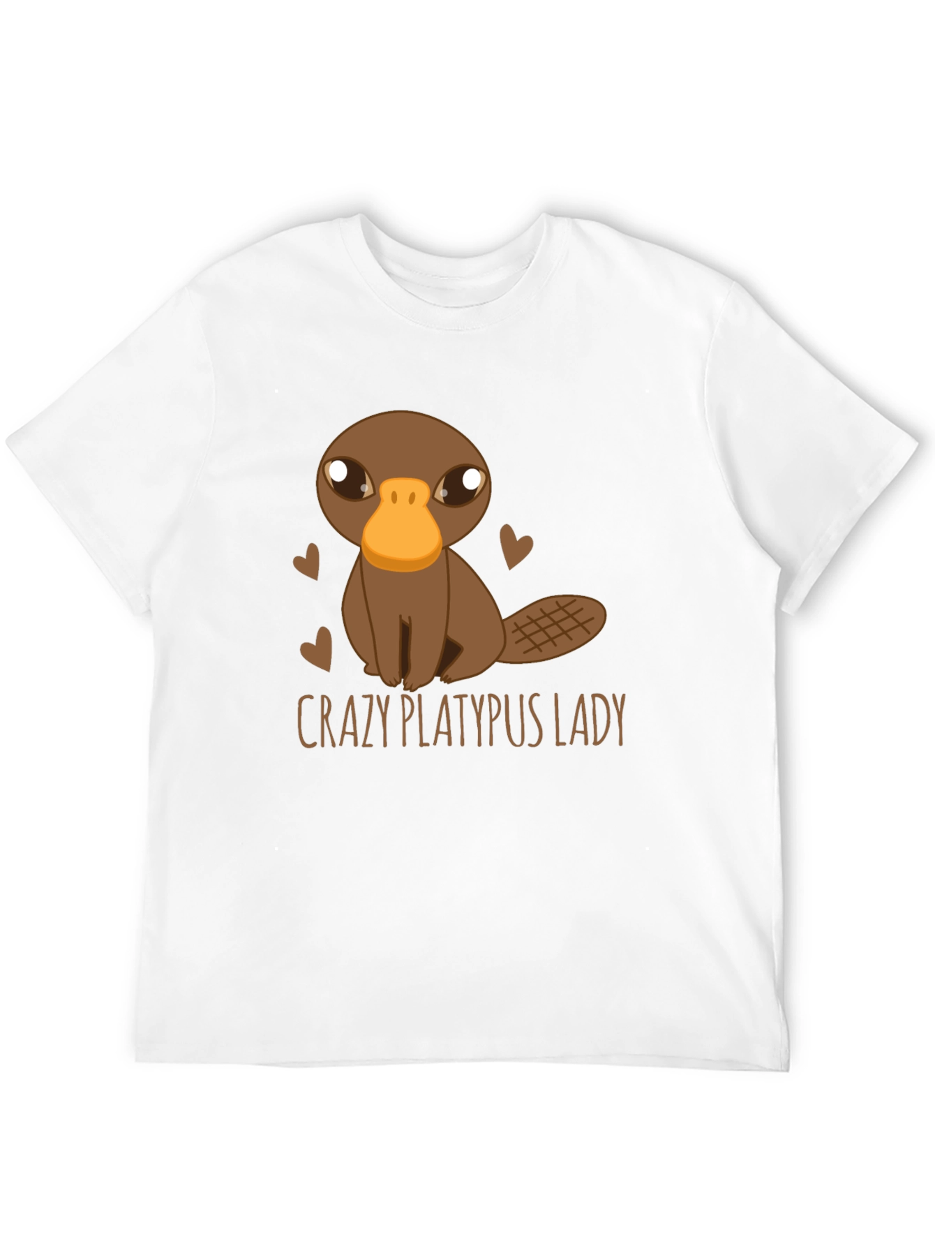 Black Crazy Platypus Lady Graphic Tee view 12
