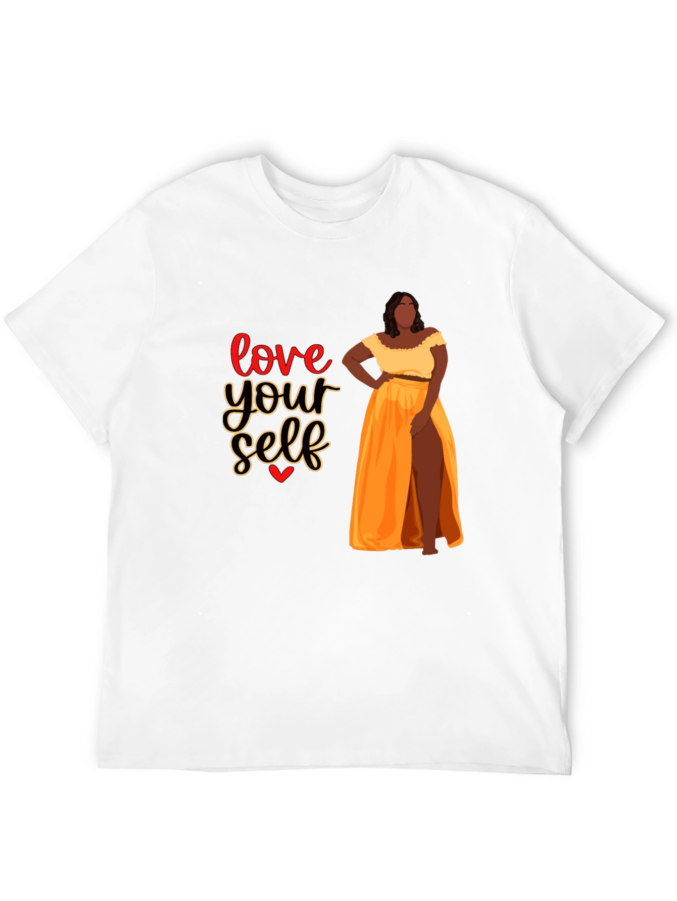 Black Love Yourself Women's Graphic Tee view 12