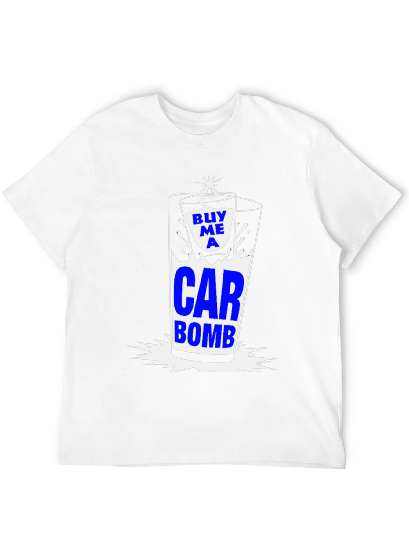 Black Buy Me A Car Bomb T-Shirt Novelty Drink Graphic Tee view 12