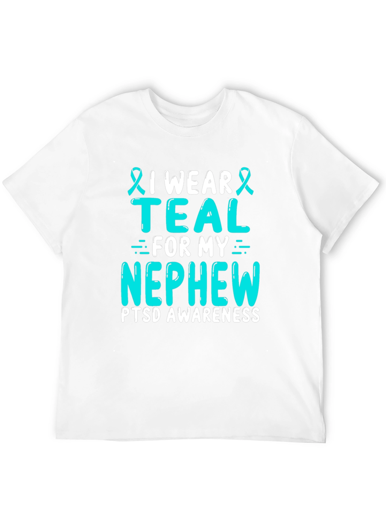 Teal PTSD Awareness T-Shirt - 12