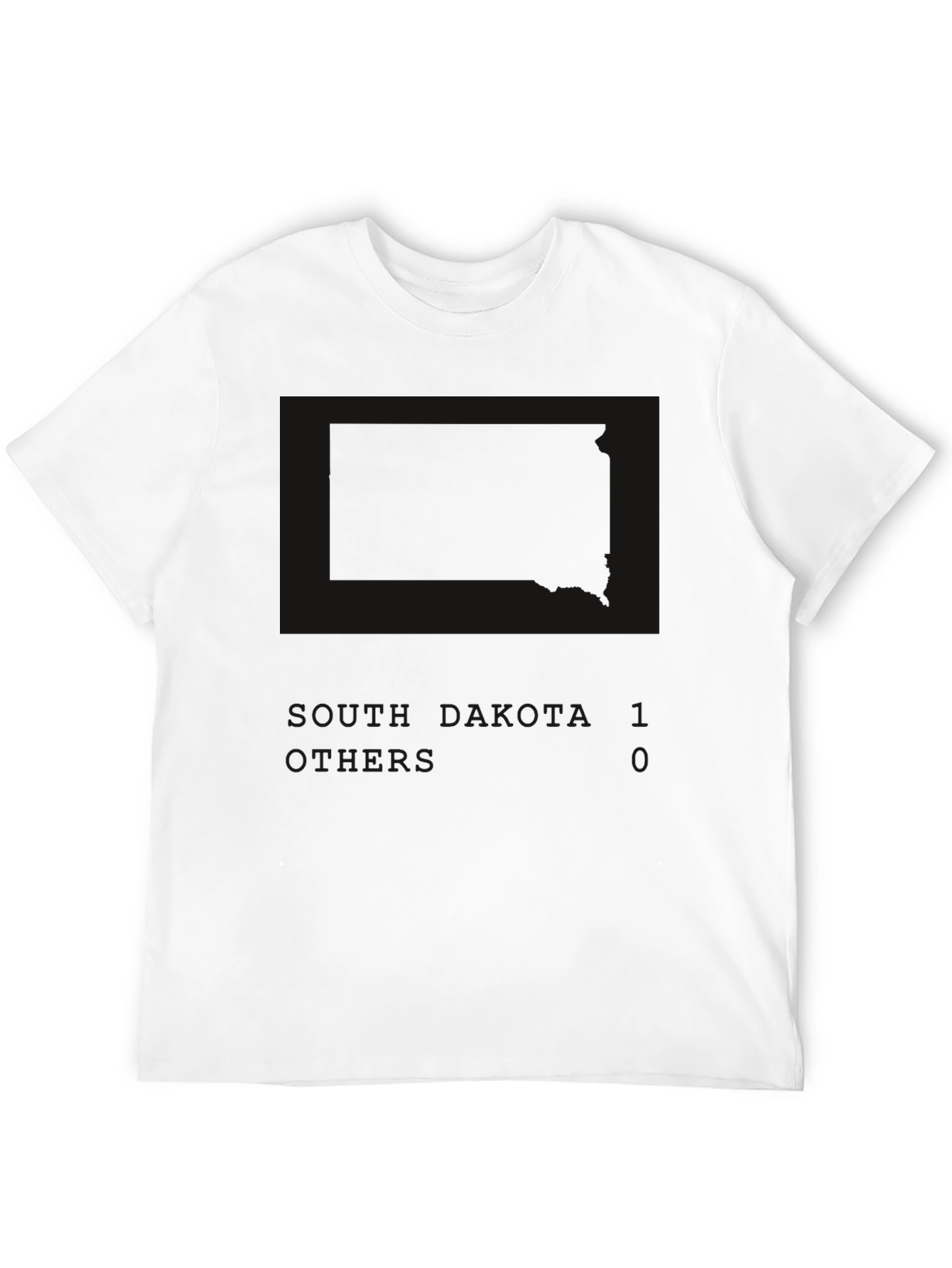 Black Men's Black Graphic Tee - Dakota State Pride view 12