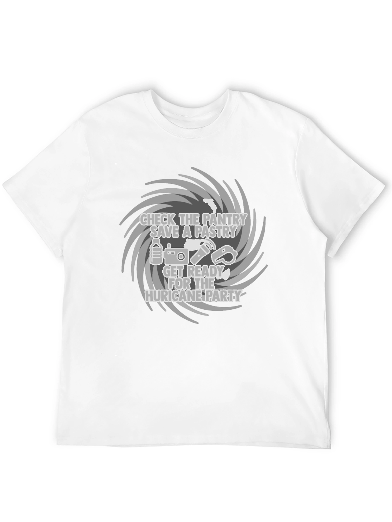 Black Hurricane Party Graphic T-Shirt view 12