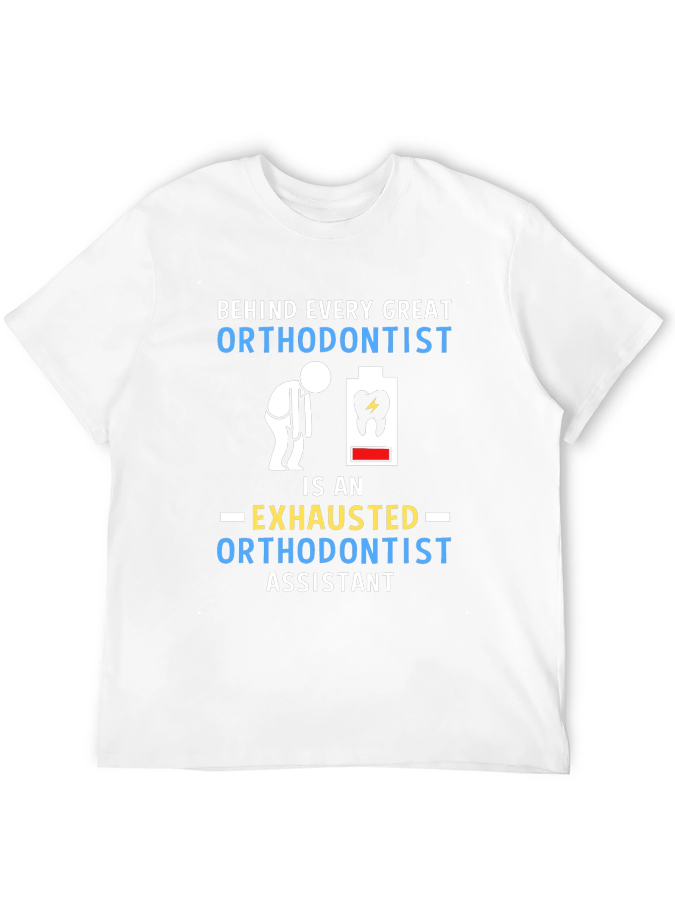 Black Orthodontist Assistant T-Shirt Funny Orthodontist Tee view 12