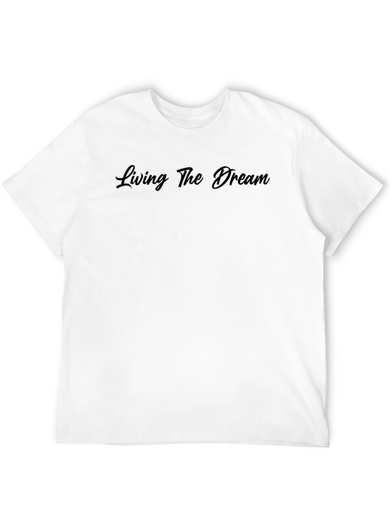 Black Living the Dream Black T-Shirt - Stylish Graphic Tee view 12