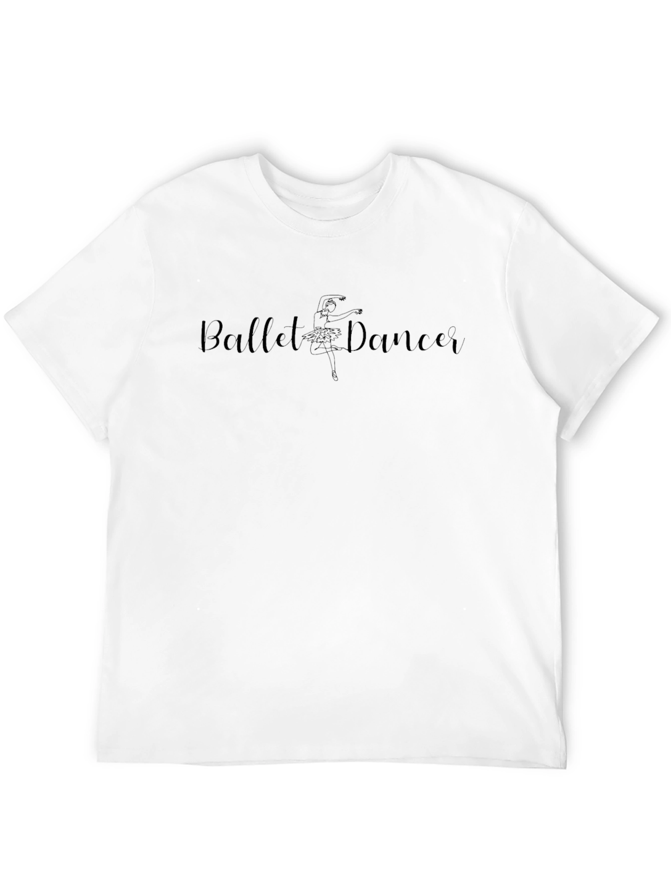 Black Ballet Dancer Graphic Tee - Soft Cotton Blend view 12