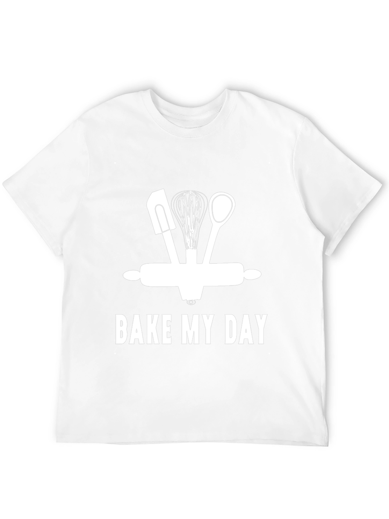 Black Bake My Day T-Shirt - Baking Lover's Tee view 12