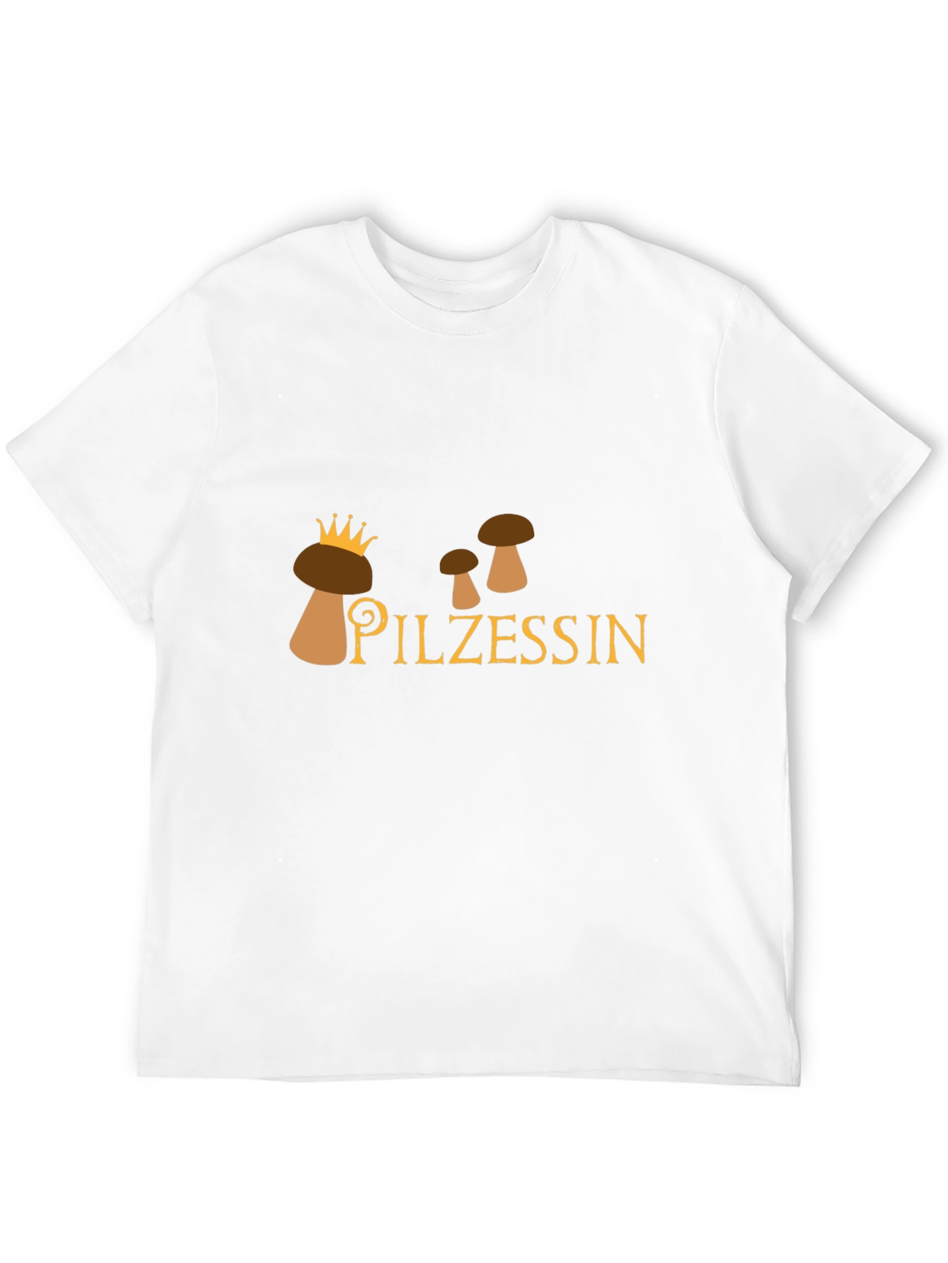 Black Pilzessin Funny Mushroom Princess Graphic T-Shirt view 12
