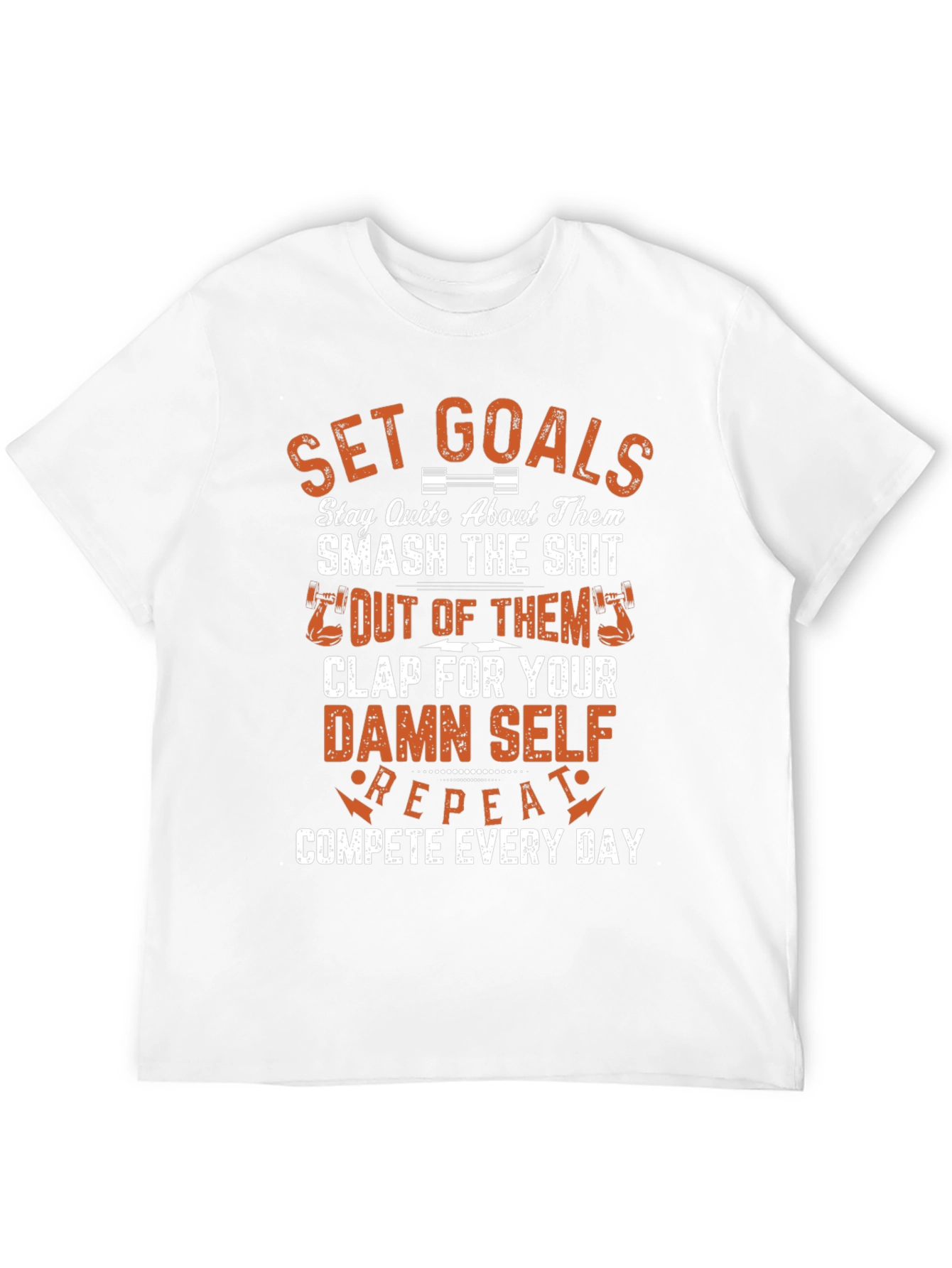 Black Motivational Workout T-Shirt view 12