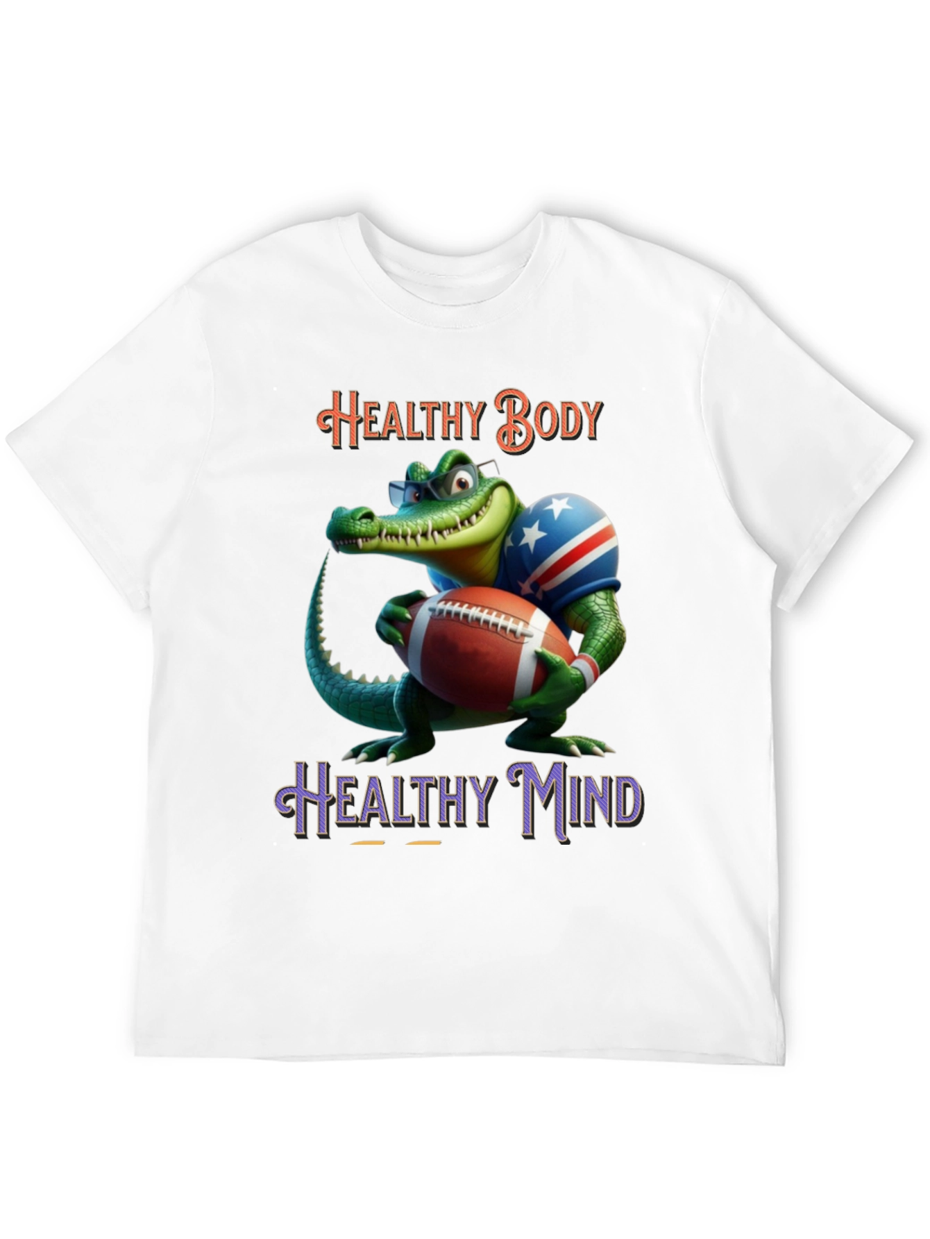 Healthy Body, Healthy Mind Gator Tee - 12