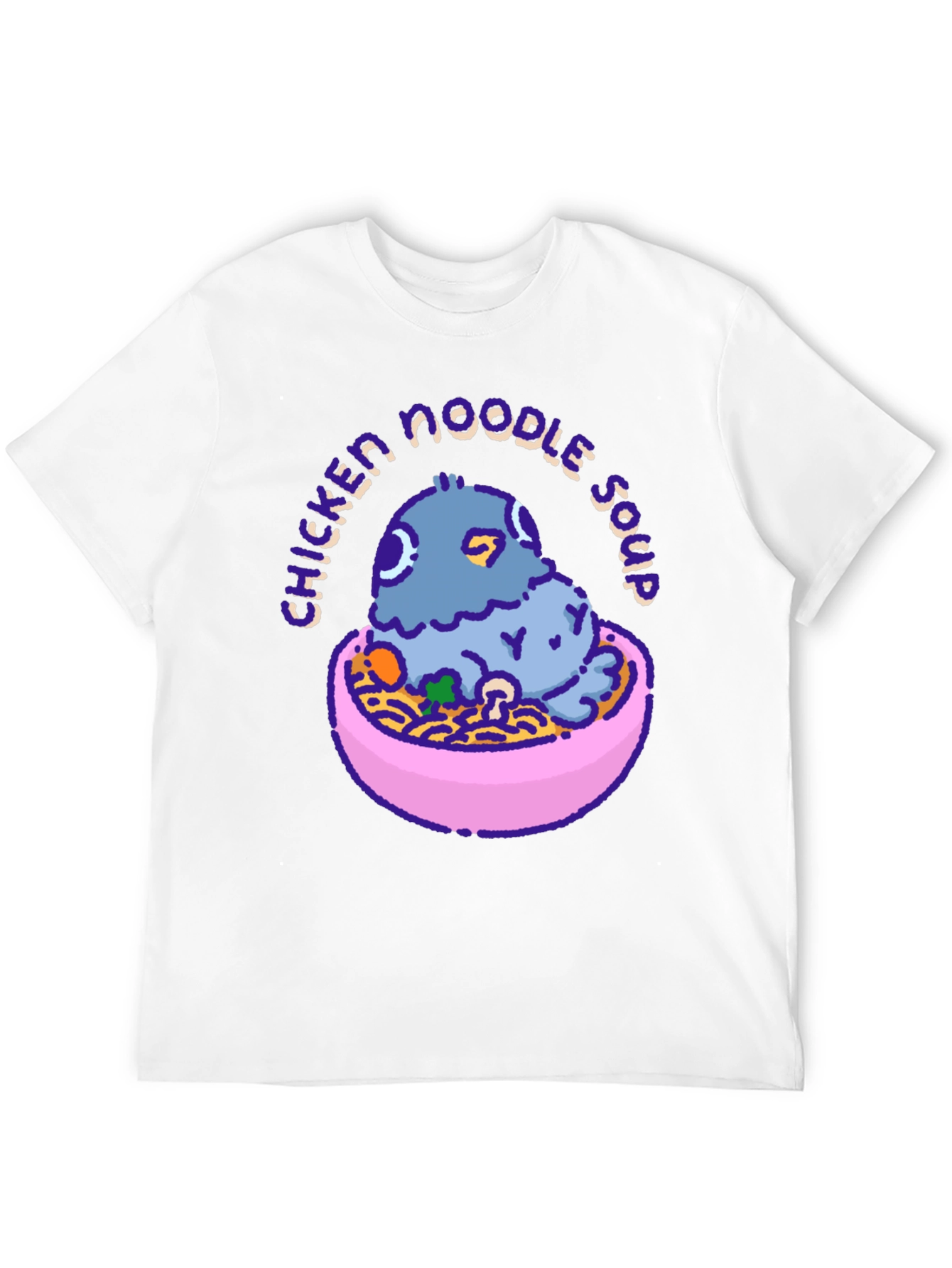 Black Chicken Noodle Soup Pigeon T-Shirt view 12