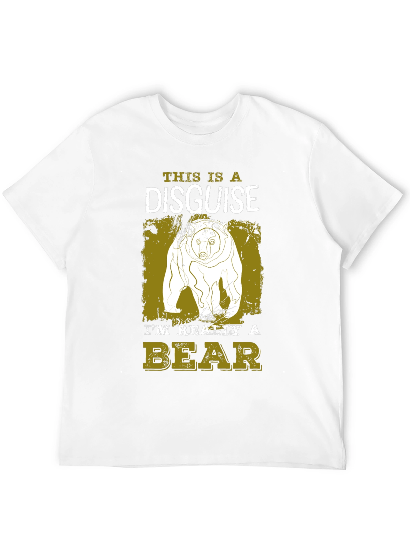 Black Bear Disguise T-Shirt - Funny Animal Tee view 12