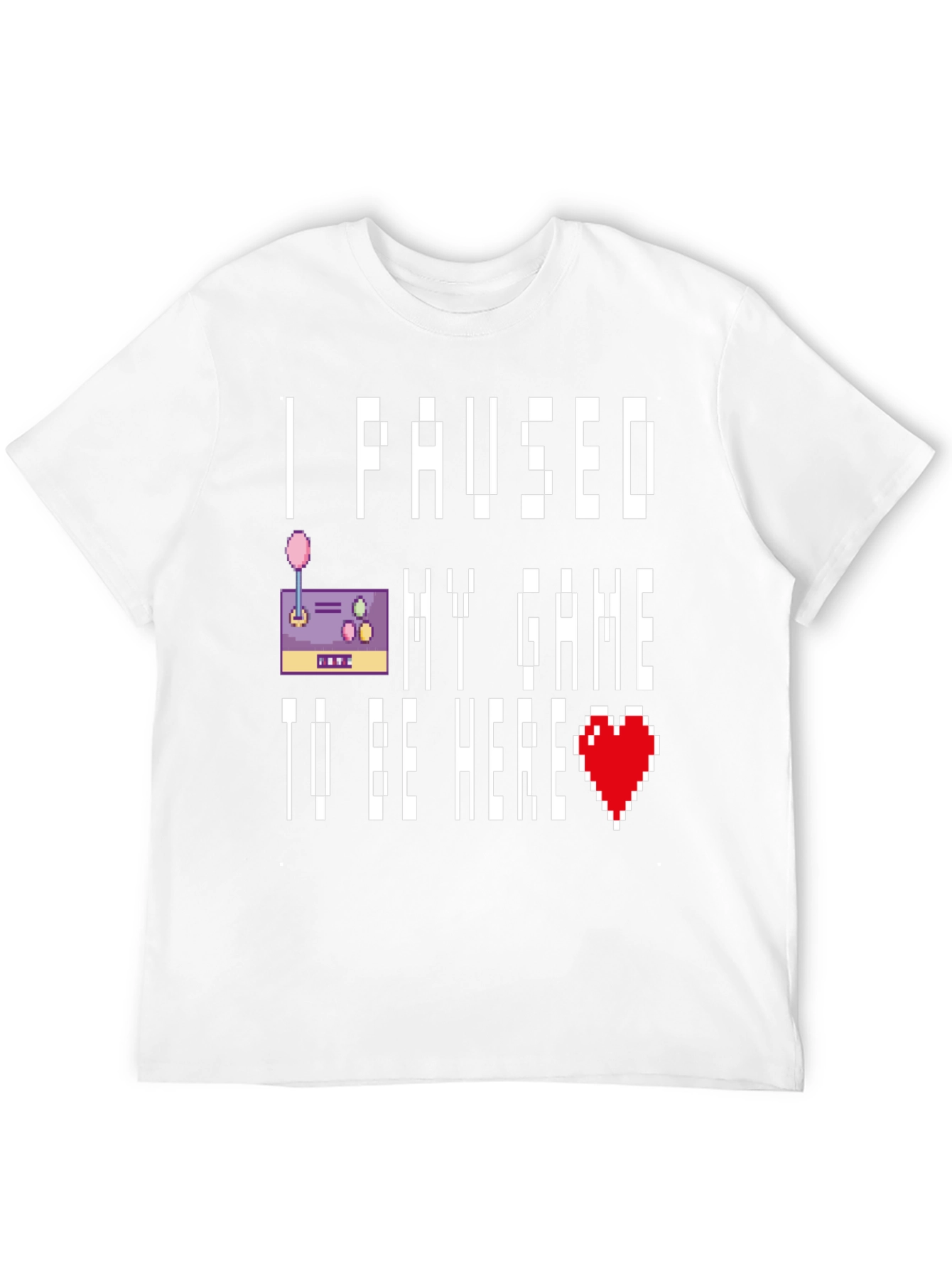 Black I Paused My Game T-Shirt view 12