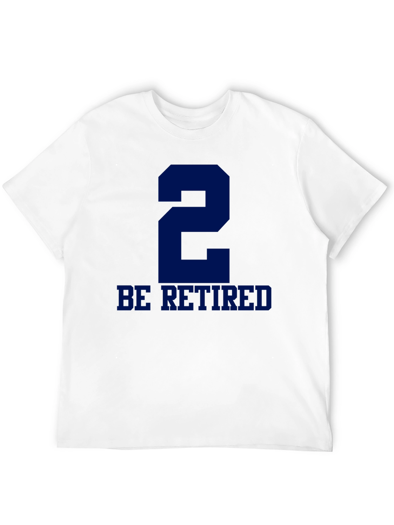 Black Funny Retired Jersey Number 2 T-Shirt view 12