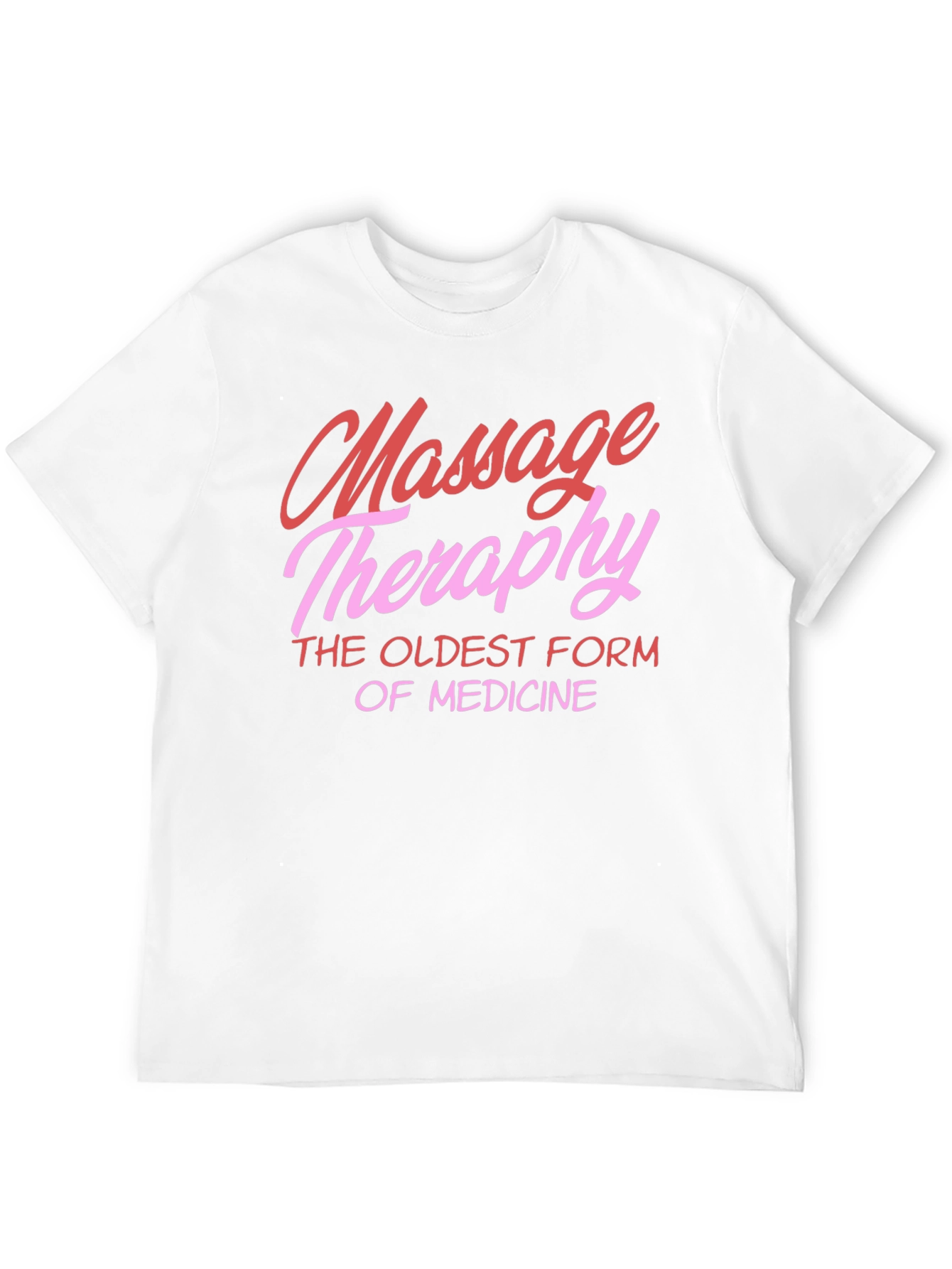 Black Massage Therapy T-Shirt - Oldest Form of Medicine view 12