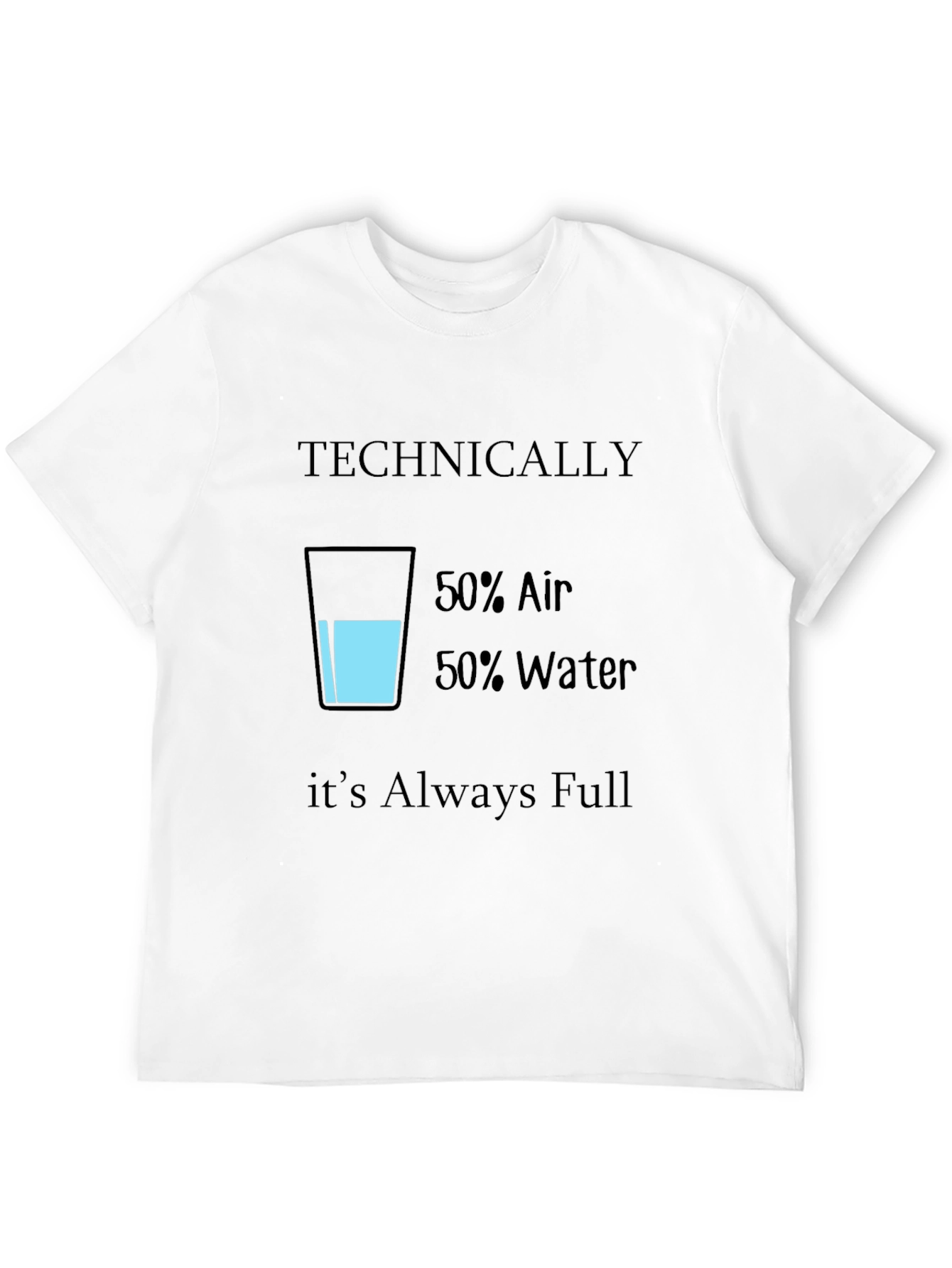 Black Funny Technically Always Full T-Shirt view 12