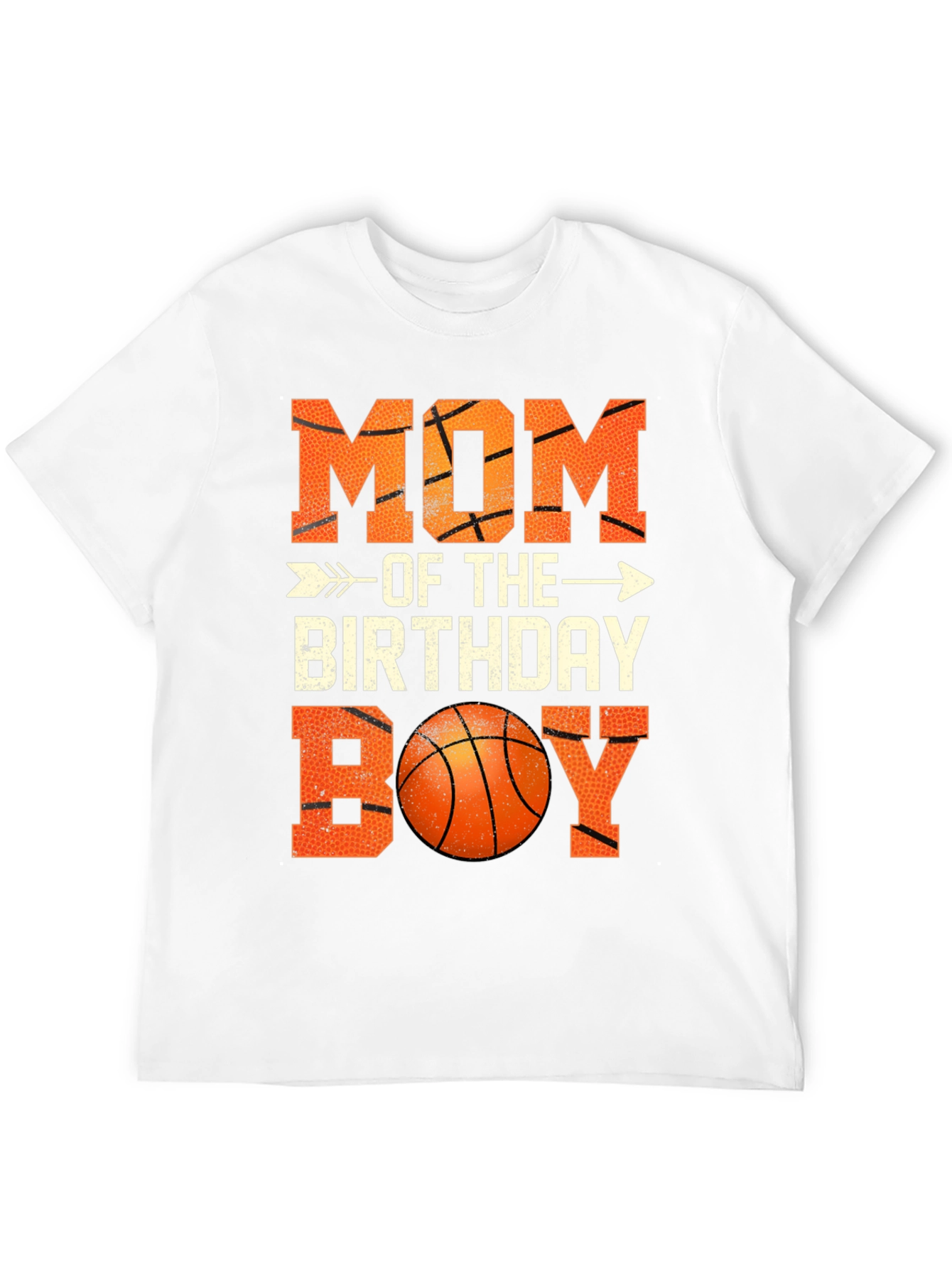 Black Mom of the Birthday Boy Basketball T-Shirt view 12