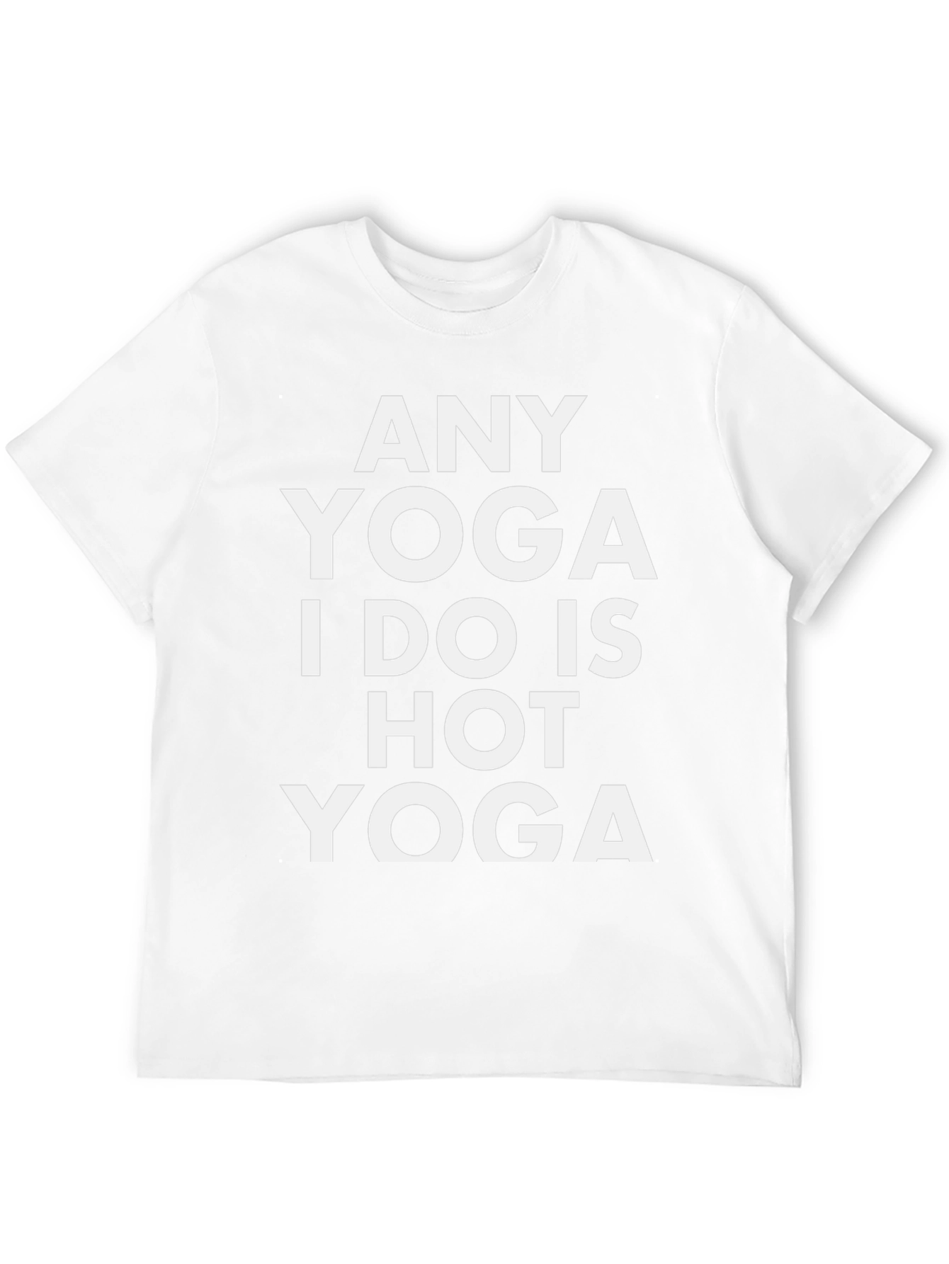 Black Hot Yoga Graphic Tee - Unisex view 12