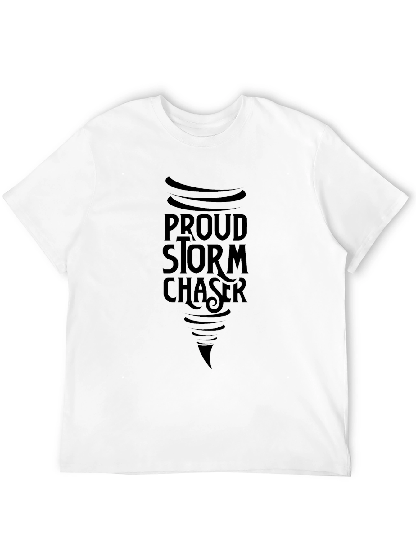 Black Proud Storm Chaser Black T-Shirt view 12