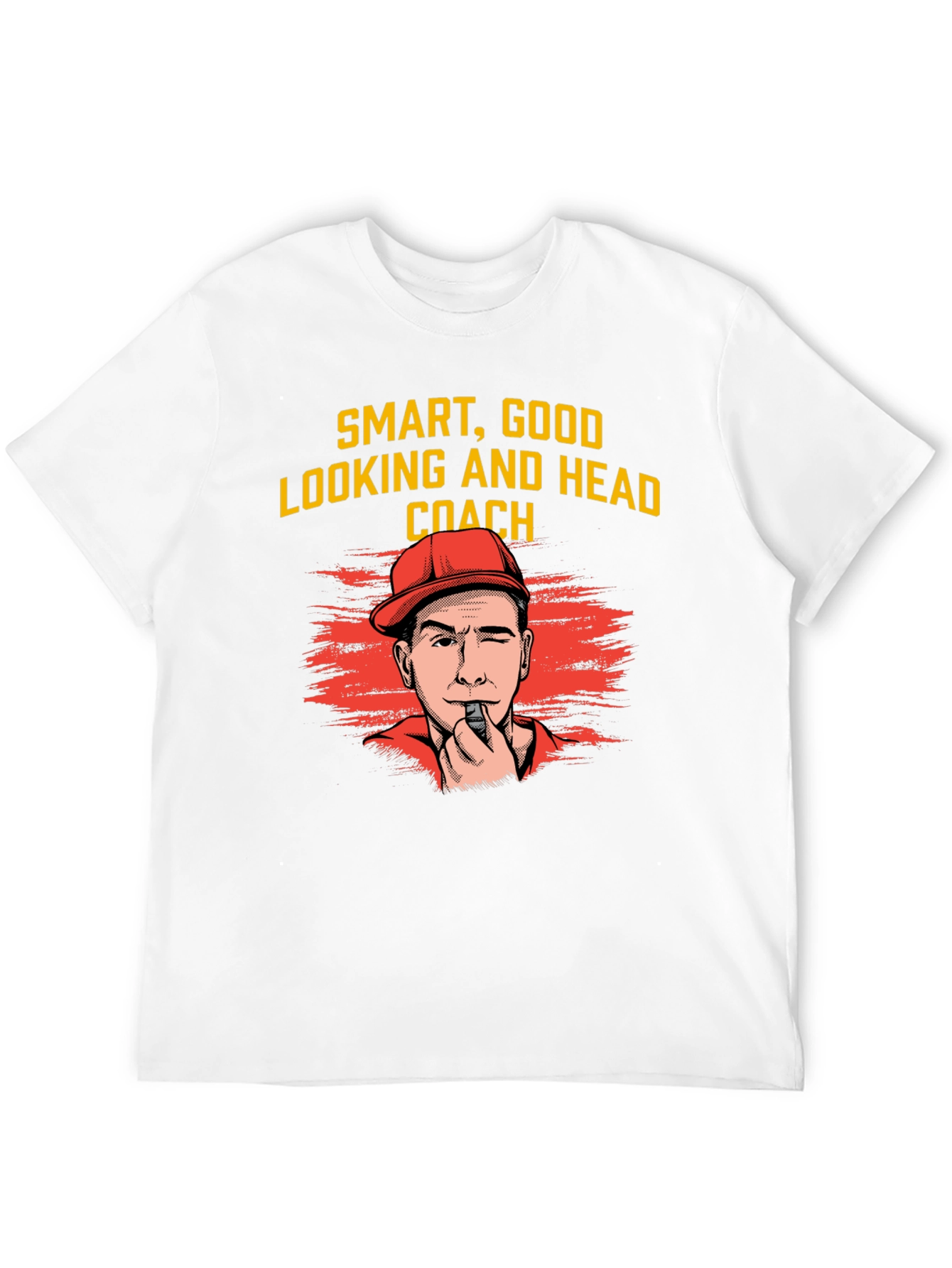 Black Smart Good Looking Head Coach Graphic T-Shirt view 12
