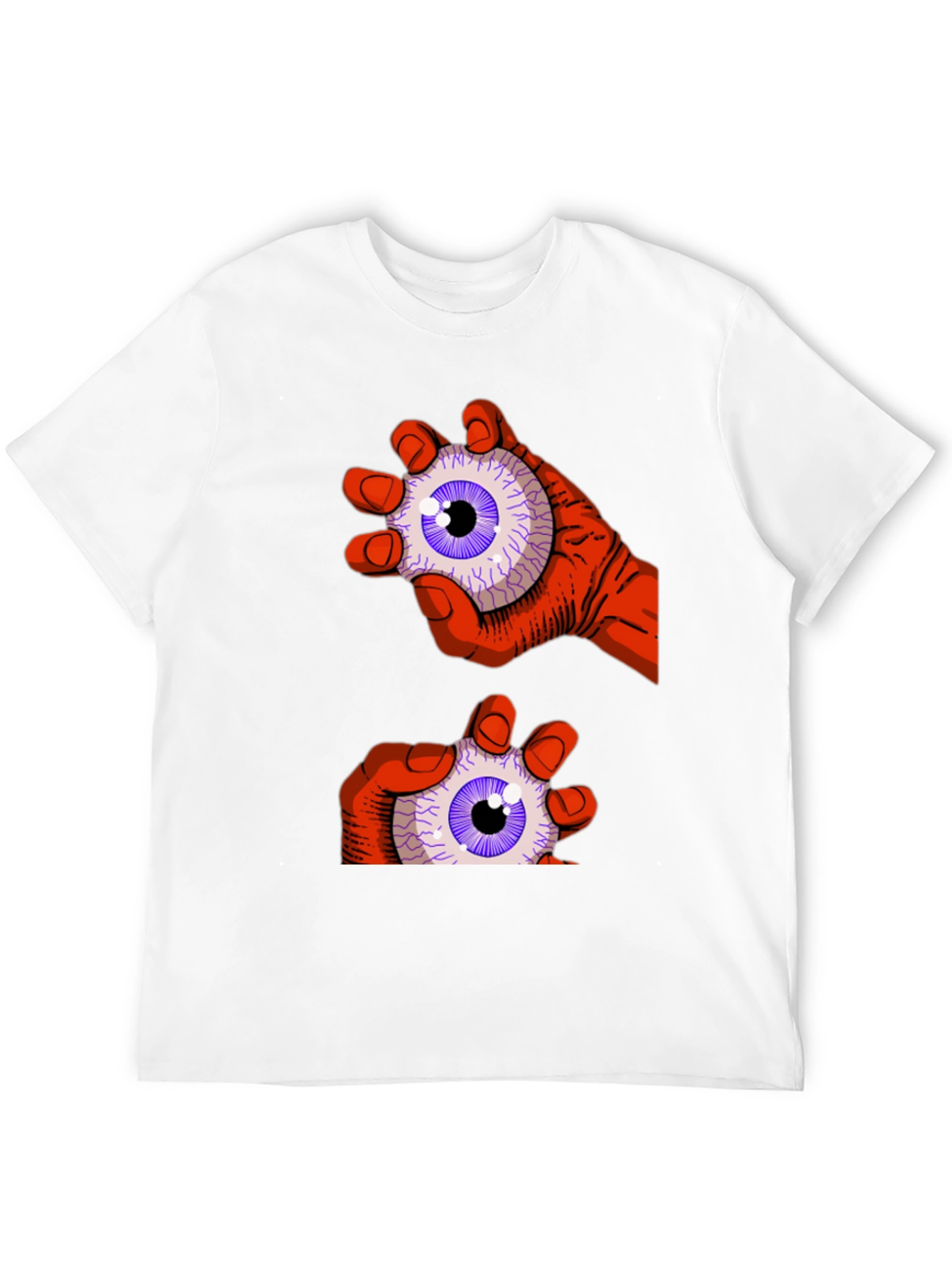 Black Eyeball Grab Graphic Tee - Black view 12