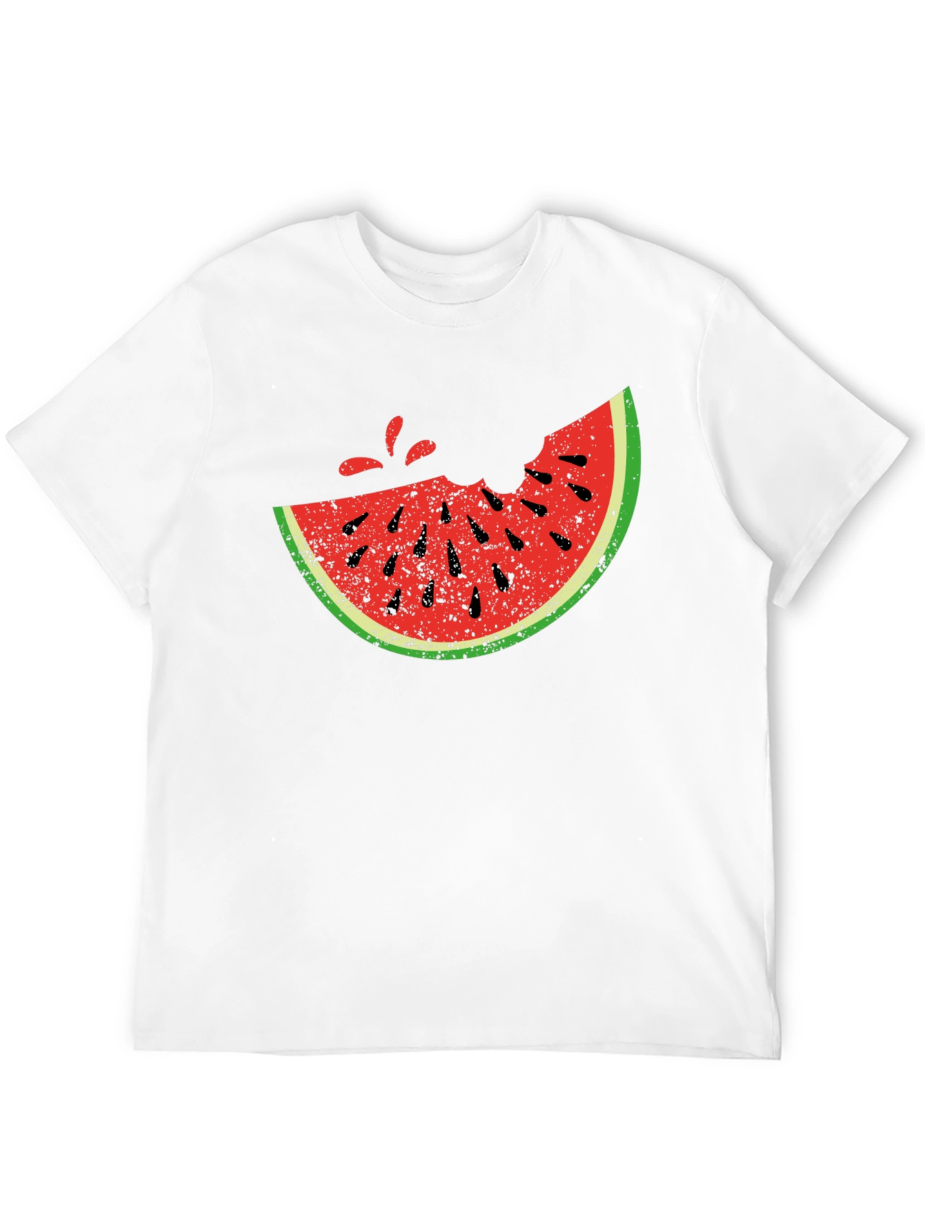 Black Watermelon Bite T-Shirt - Fresh Summer Style view 12