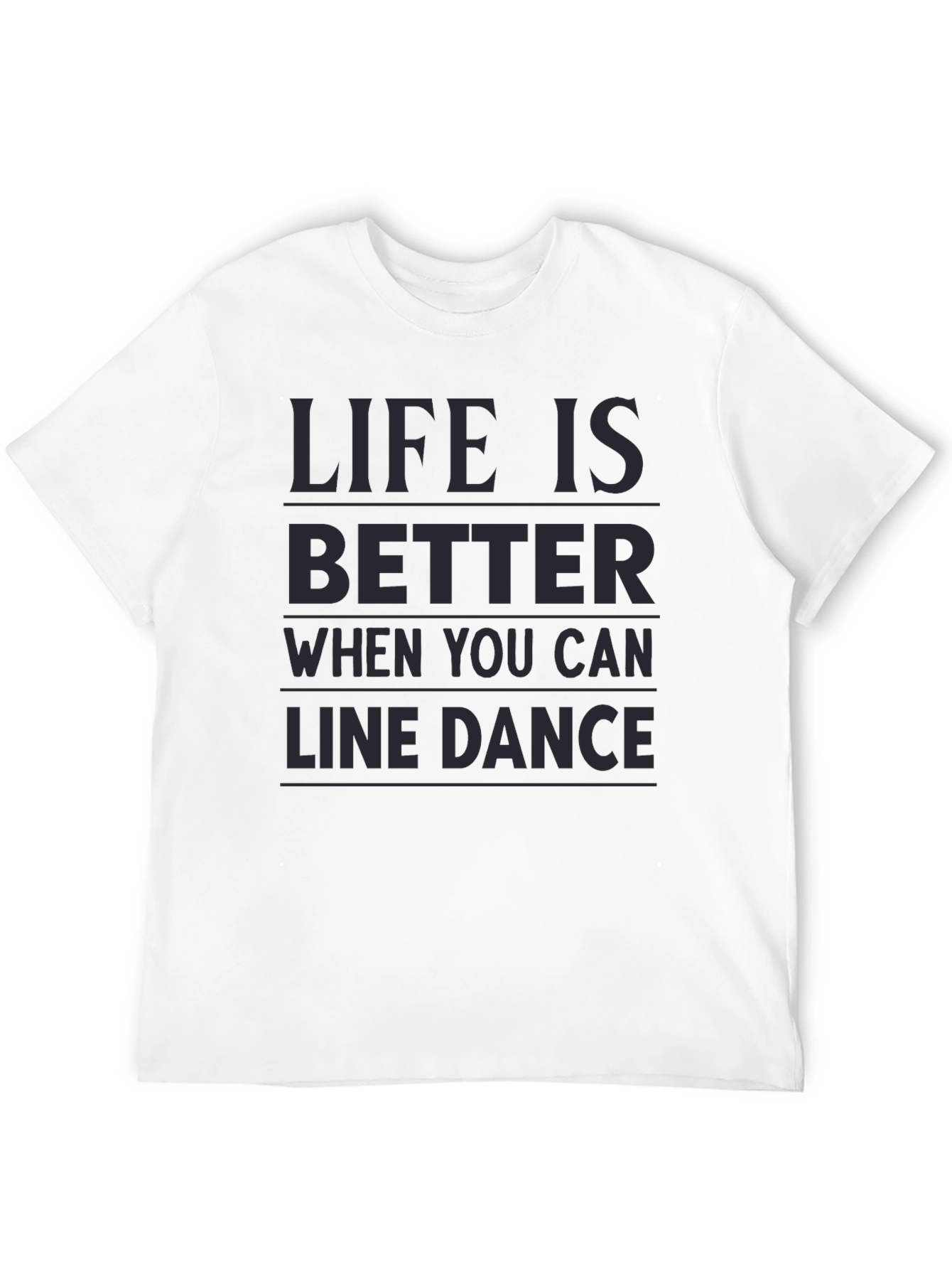 Black Line Dance Graphic Tee - "Life is Better When..." view 12