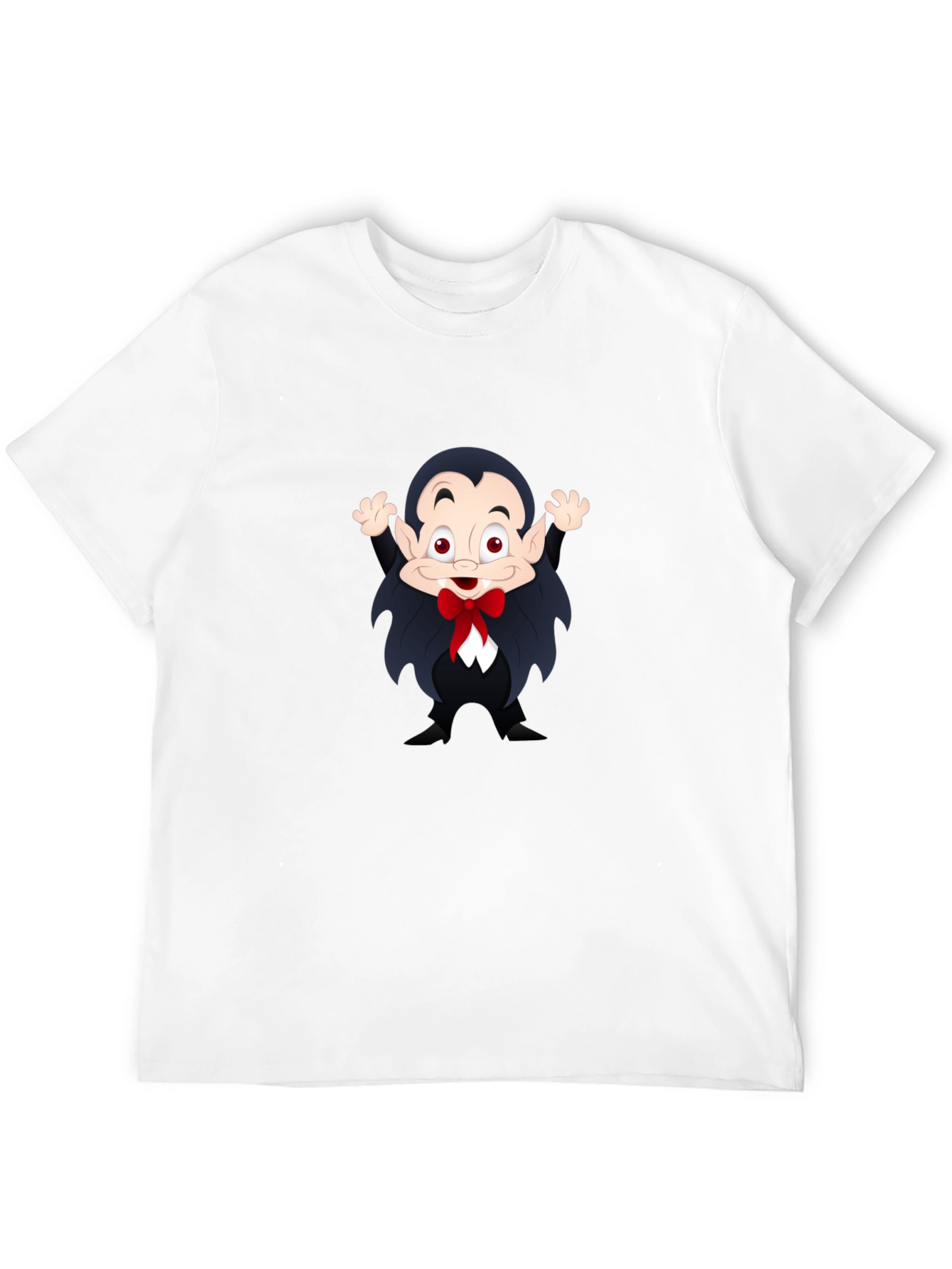 Black Cartoon Vampire T-Shirt view 12