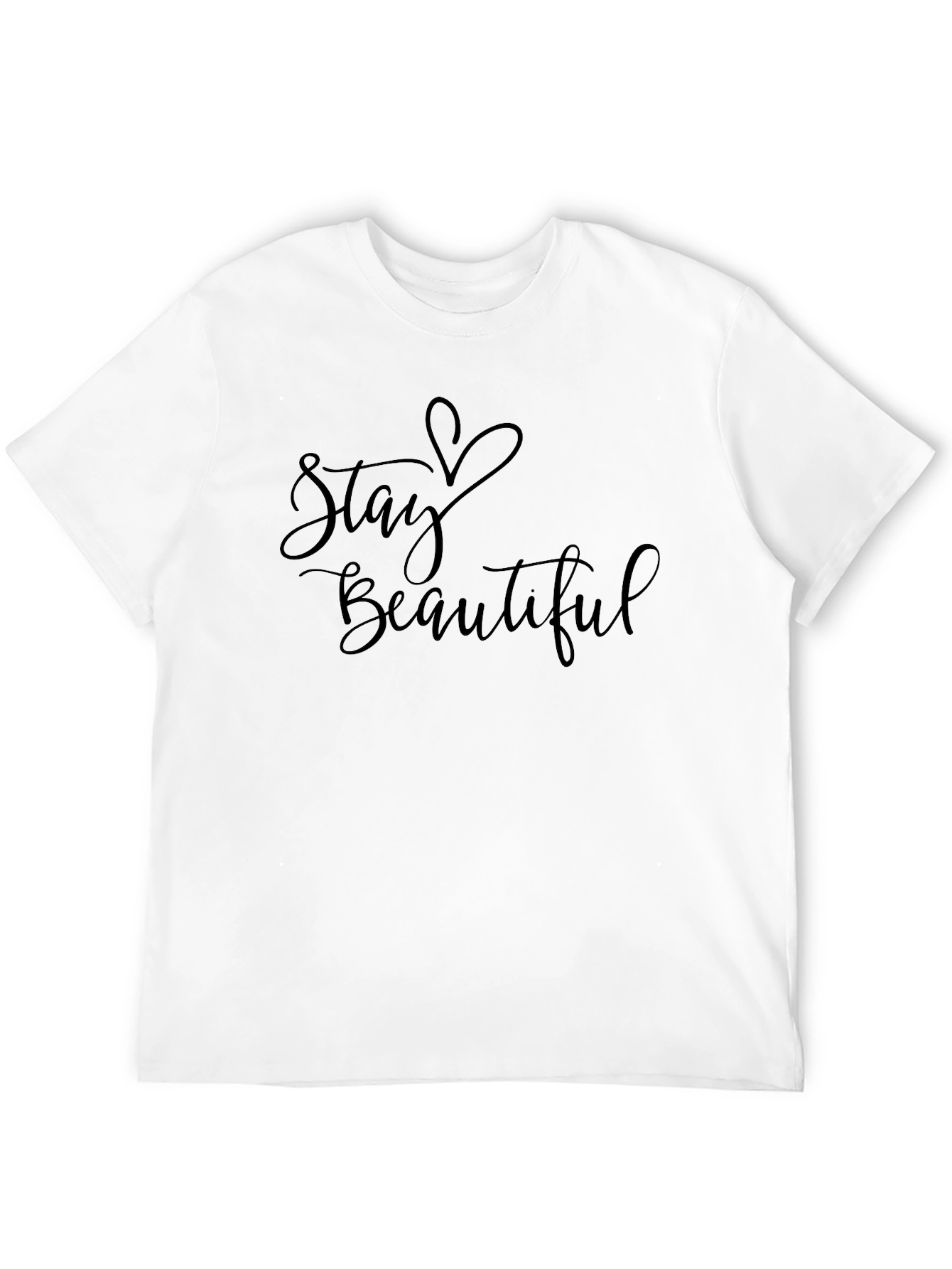 Black Stay Beautiful Graphic T-Shirt - Stylish Unisex Tee view 12