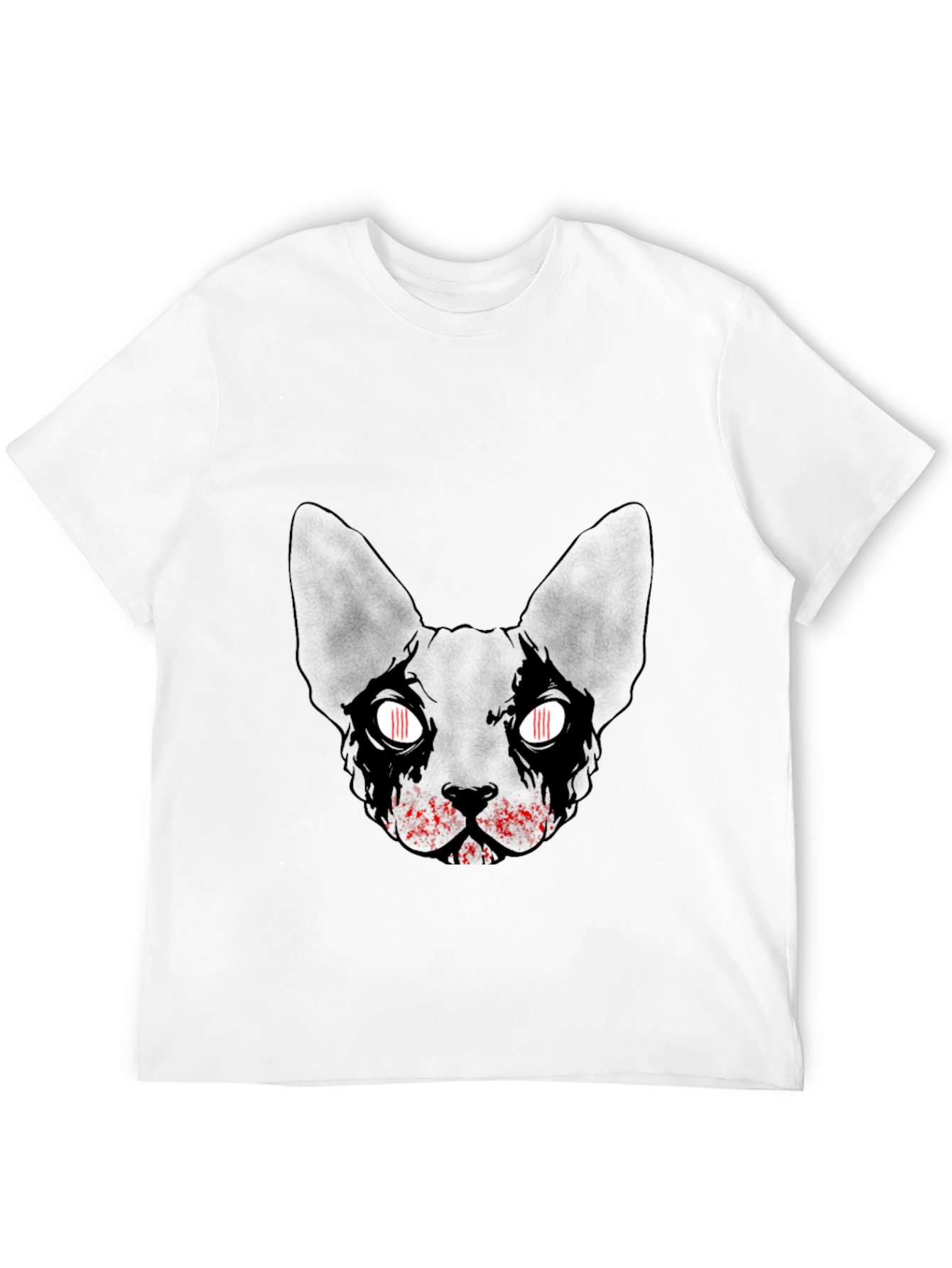 Black Black Cat Graphic Tee - Unique Design view 12