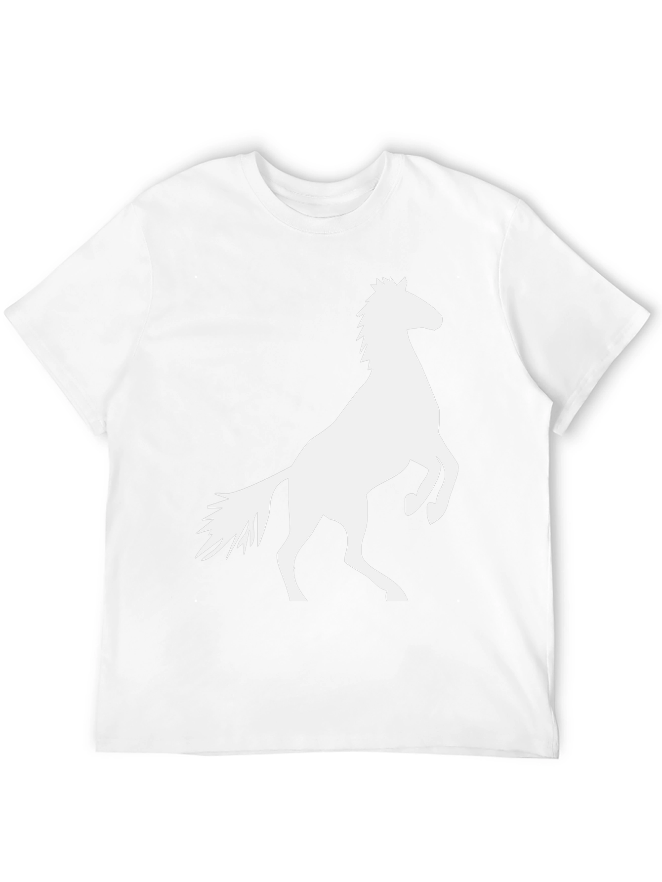 Black Black Tee with Horse Graphic view 12