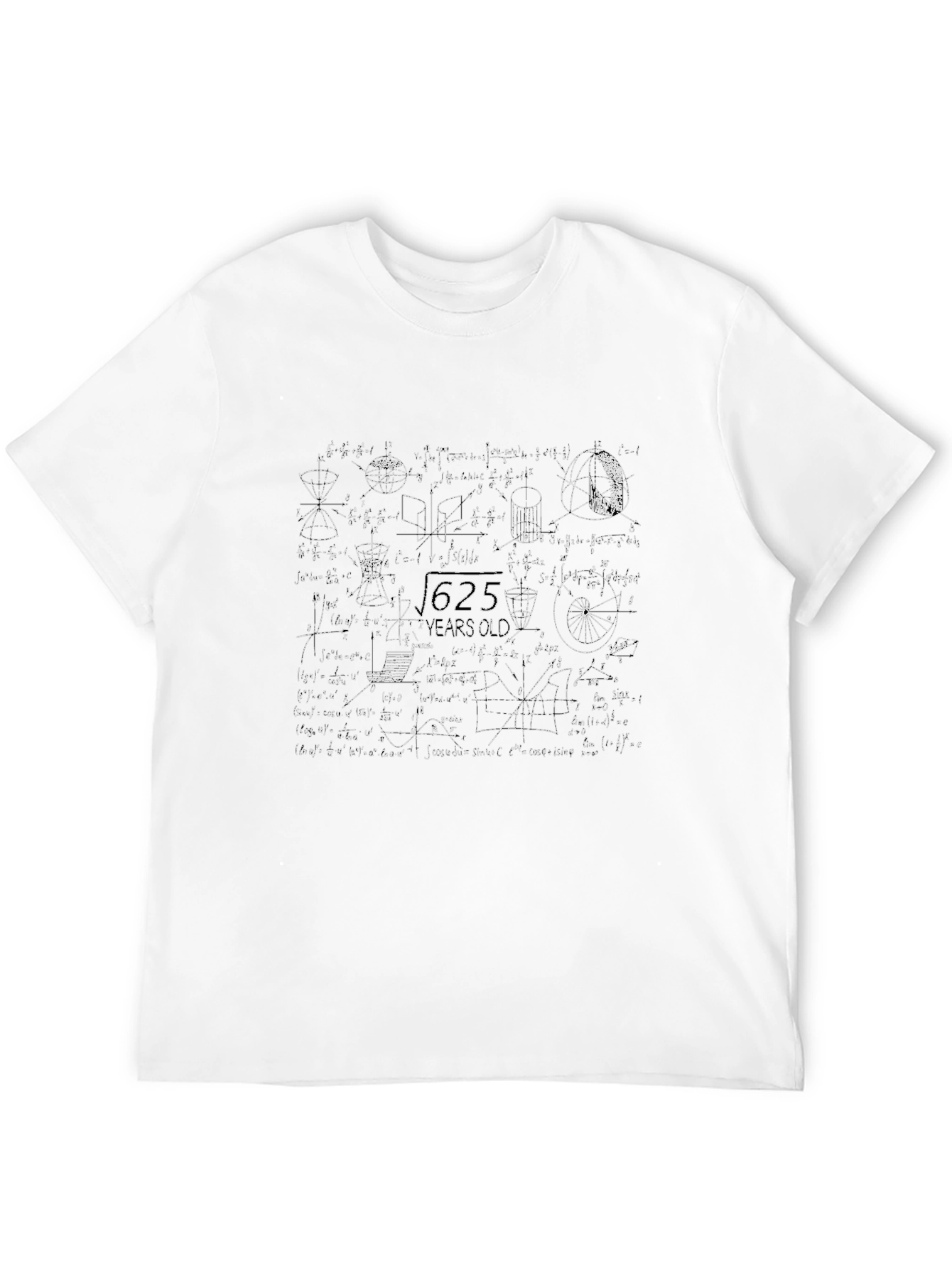 Black Math Equations Black T-Shirt view 12