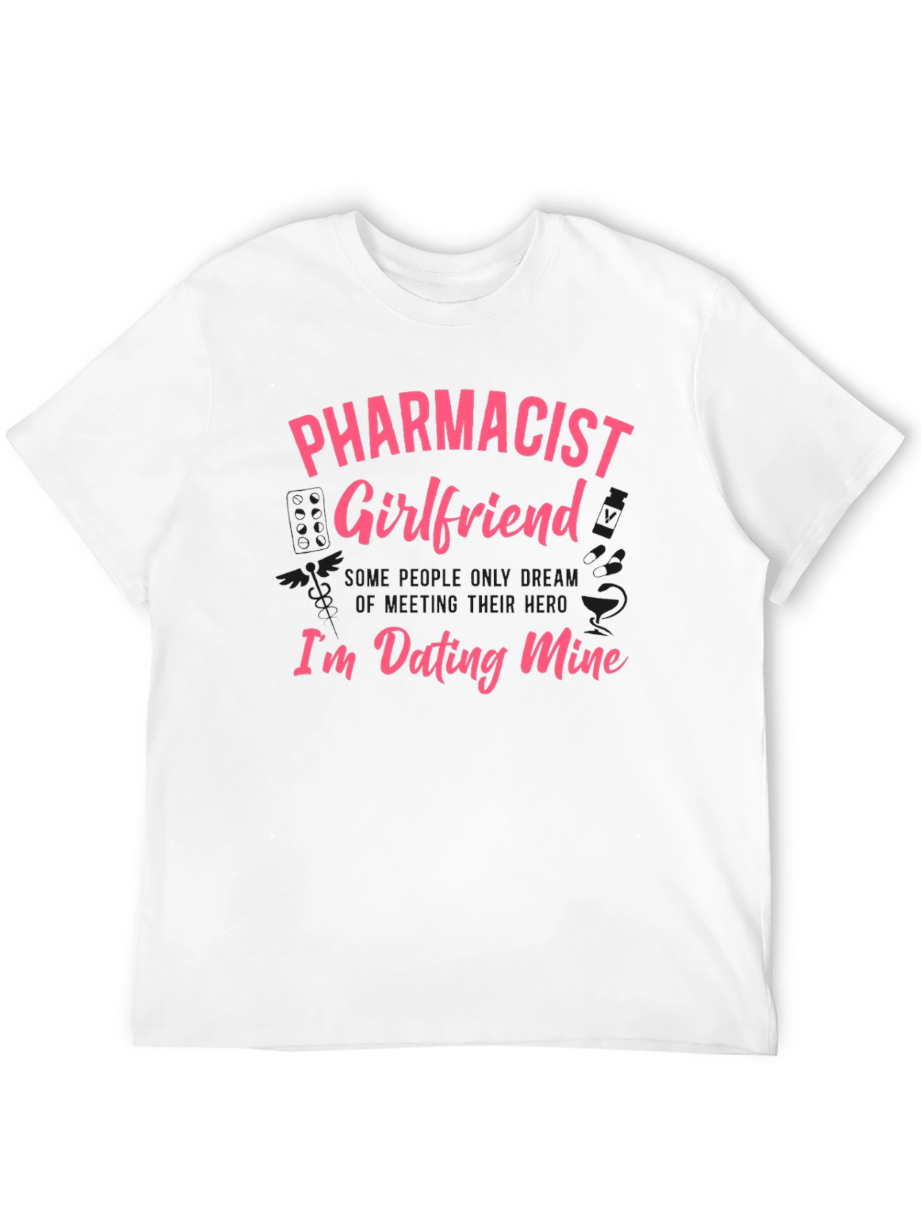 Black Pharmacist Girlfriend T-Shirt - I'm Dating Mine Tee view 12
