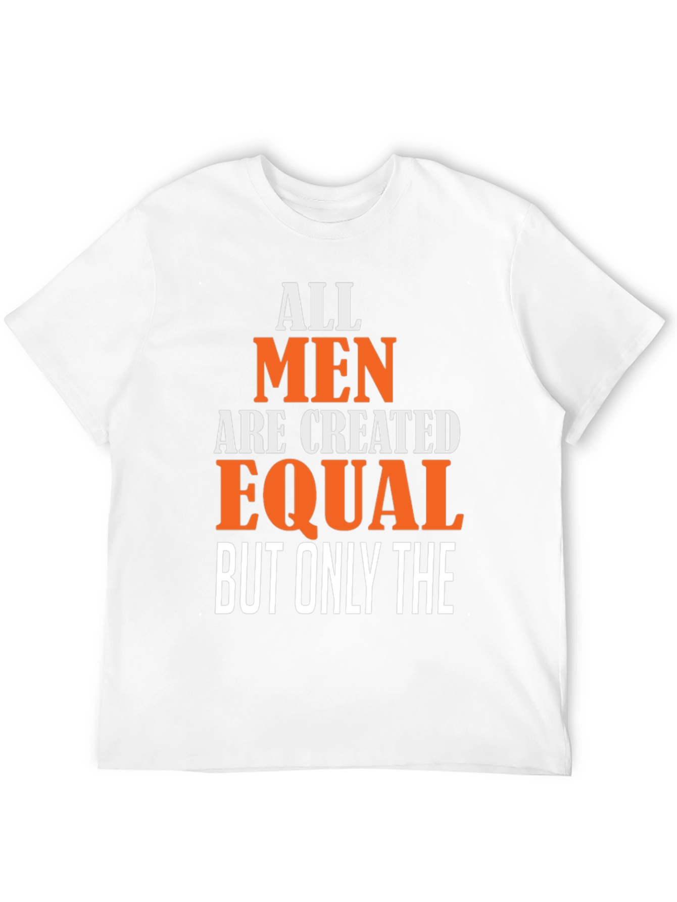 Black All Men Are Created Equal Graphic Tee view 12