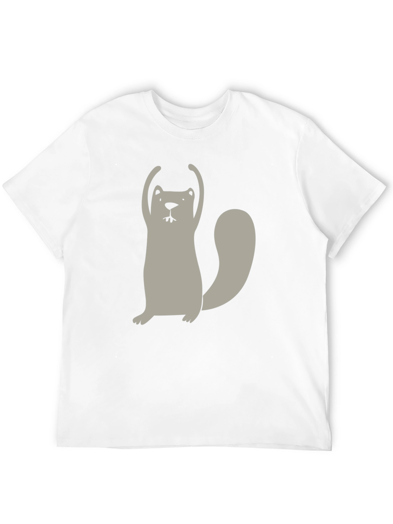 Black Funny Beaver T-Shirt view 12