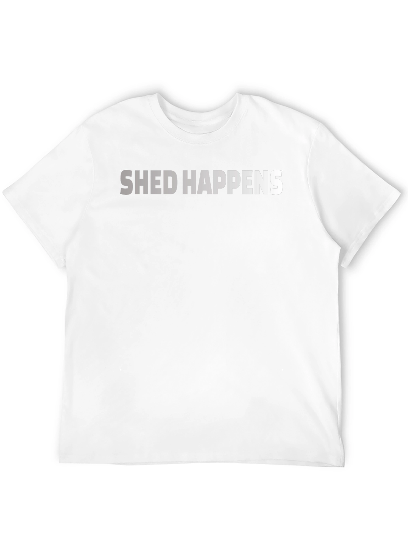 Black Shed Happens T-Shirt - Funny Graphic Tee view 12