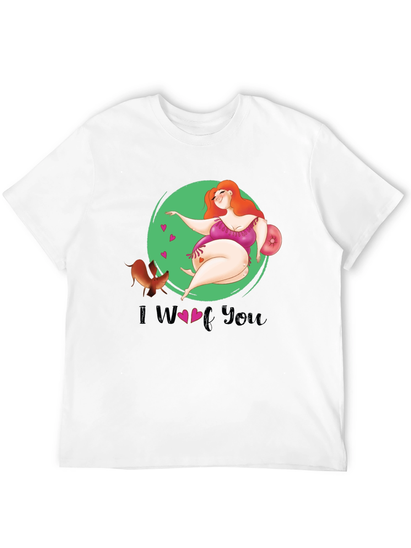 Black I Woof You Black Graphic T-Shirt view 12