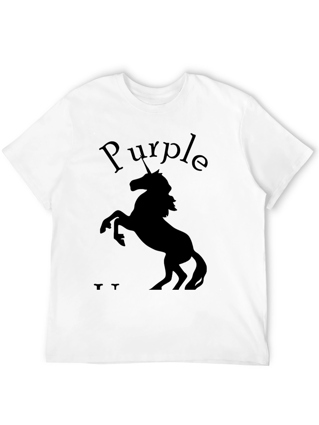 Black Black Unicorn Graphic Tee view 12