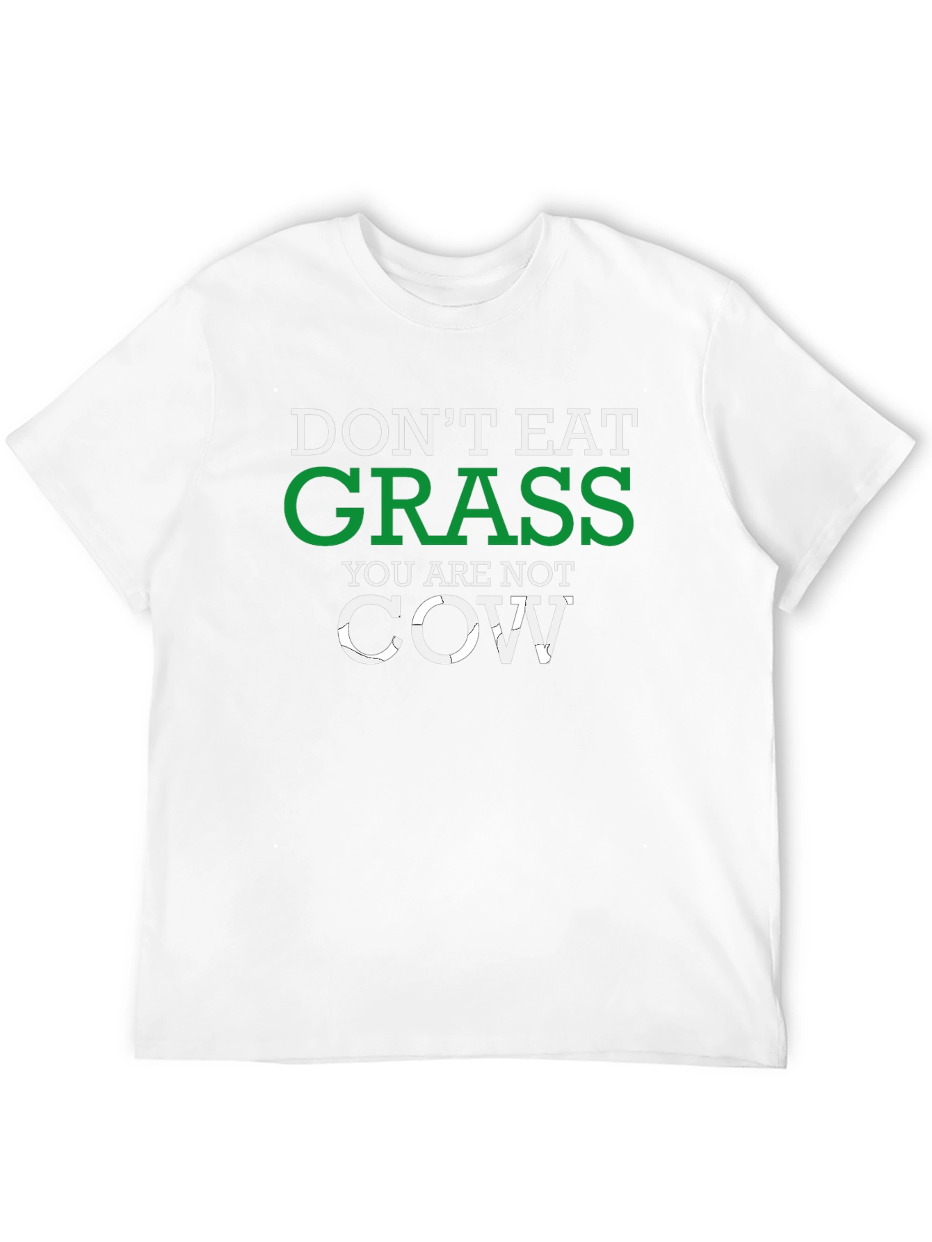 Black Don't Eat Grass Novelty Graphic Tee view 12