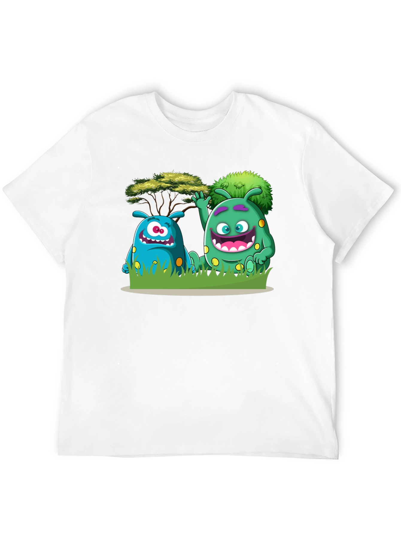 Black Monster Pals Graphic Tee - Fun & Unique Design view 12