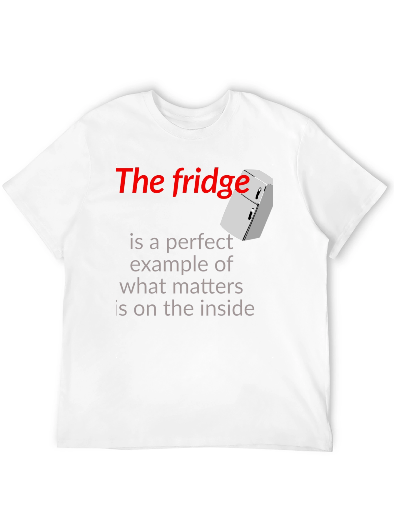 Black The Fridge Inside Matters Graphic T-Shirt view 12