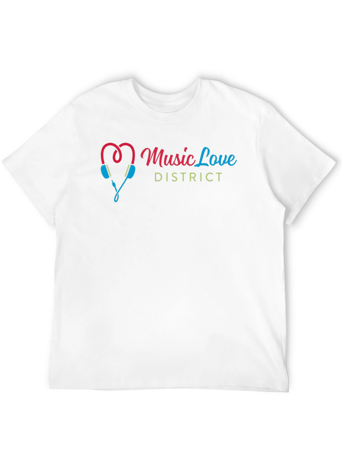 Black Music Love District Graphic T-Shirt view 12