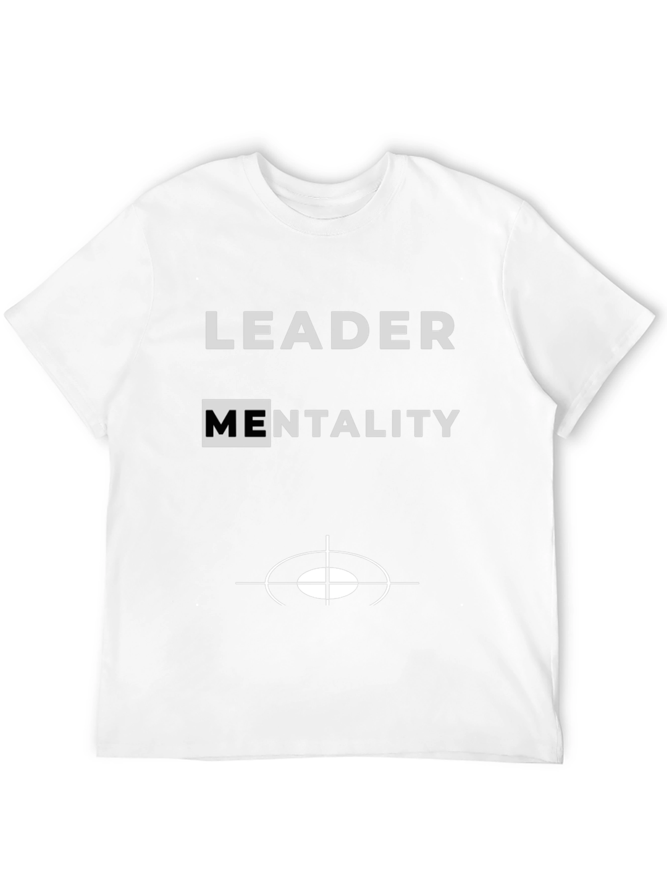 Black Leader Mentality T-Shirt - Black Graphic Tee view 12