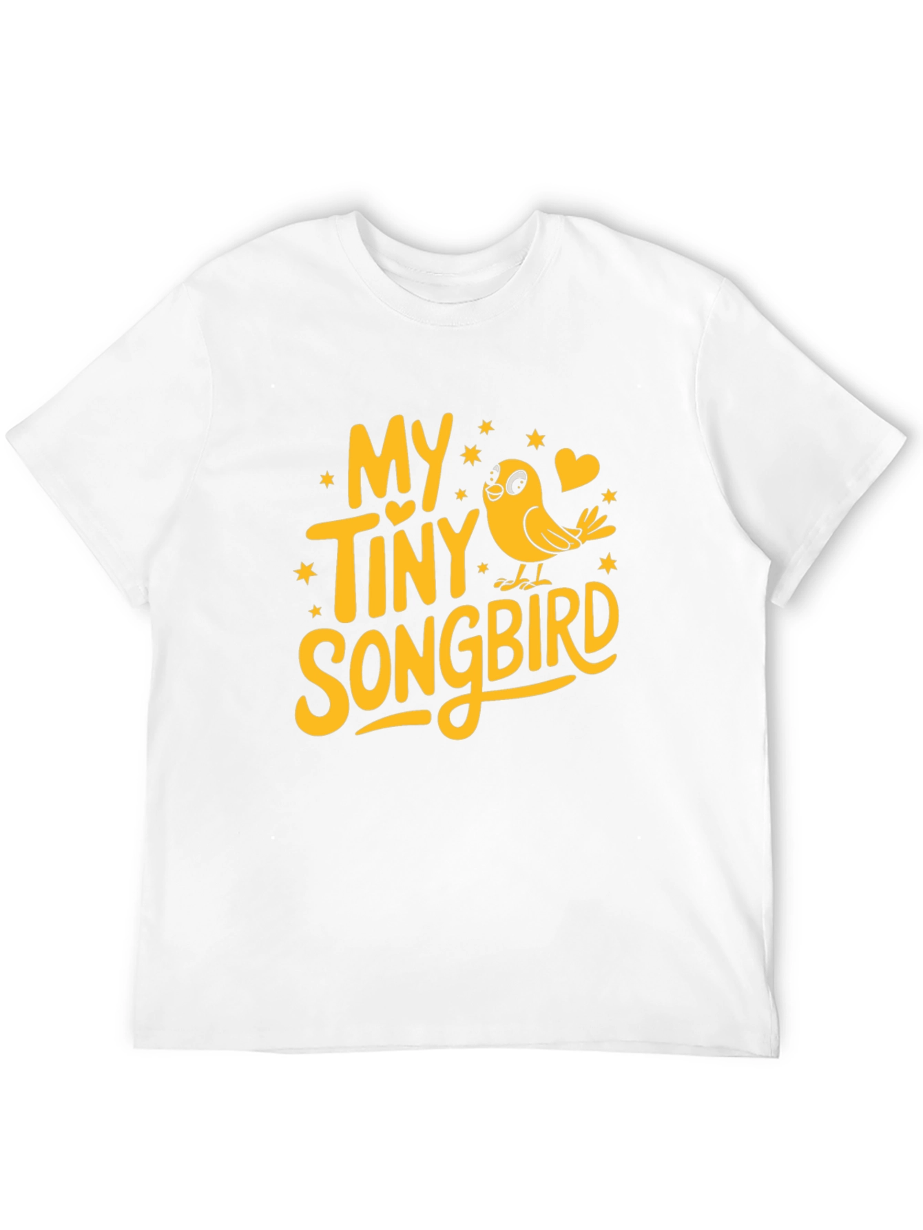 My Tiny Songbird Graphic Tee - Black Cotton Blend - 12