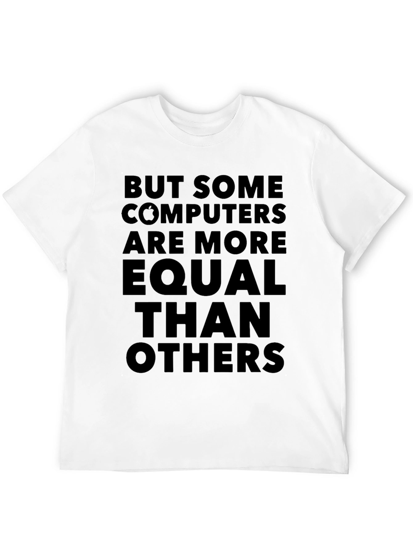 Black But Some Computers are More Equal T-Shirt view 12