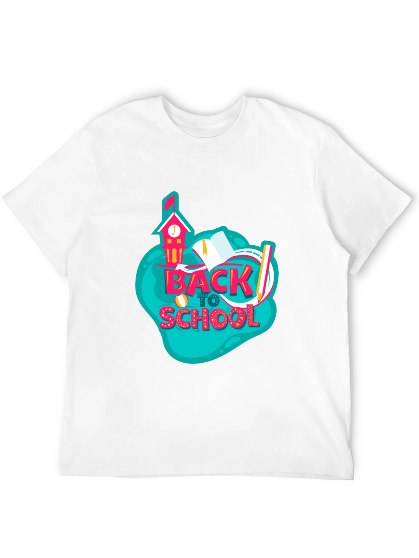 Black Back to School Graphic Black T-Shirt view 12