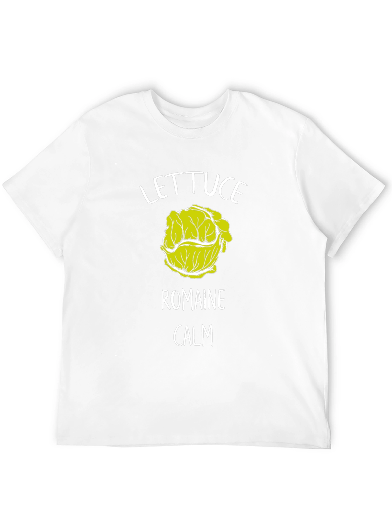 Black Lettuce Romaine Calm T-Shirt Funny Graphic Tee view 12