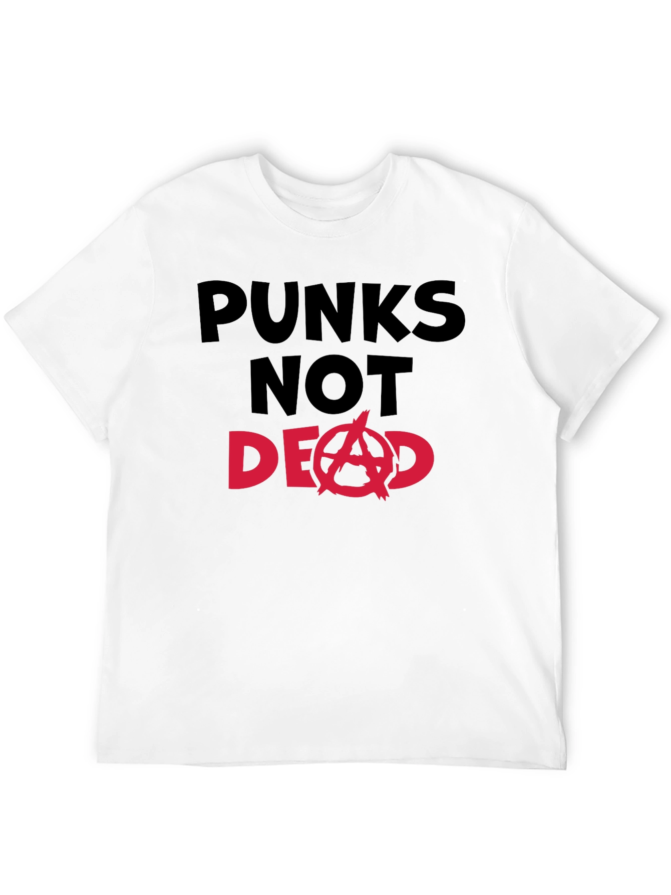 Black Punks Not Dead Graphic T-Shirt - Bold Statement Tee view 12