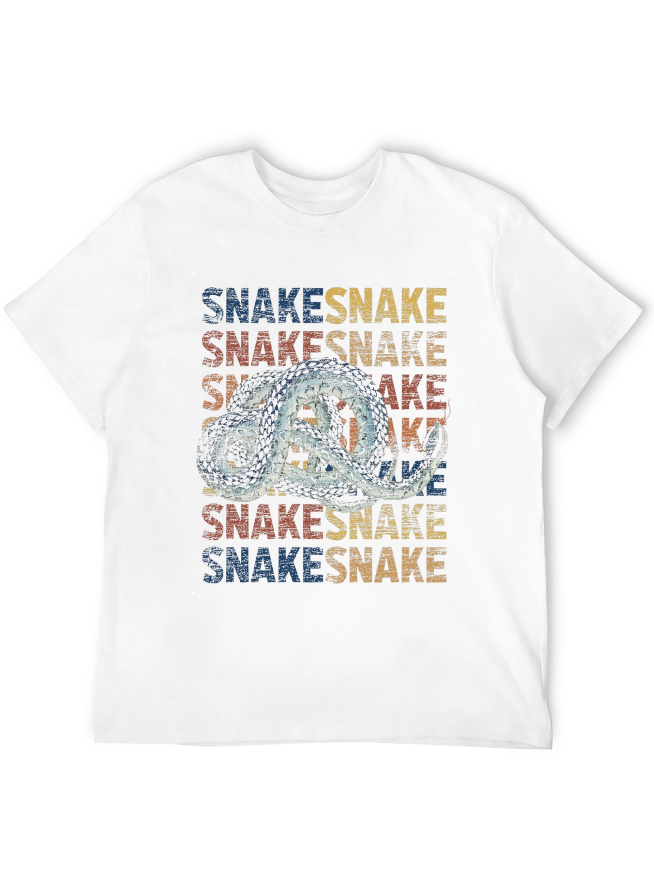 Black Vintage Snake T-Shirt Graphic Print view 12